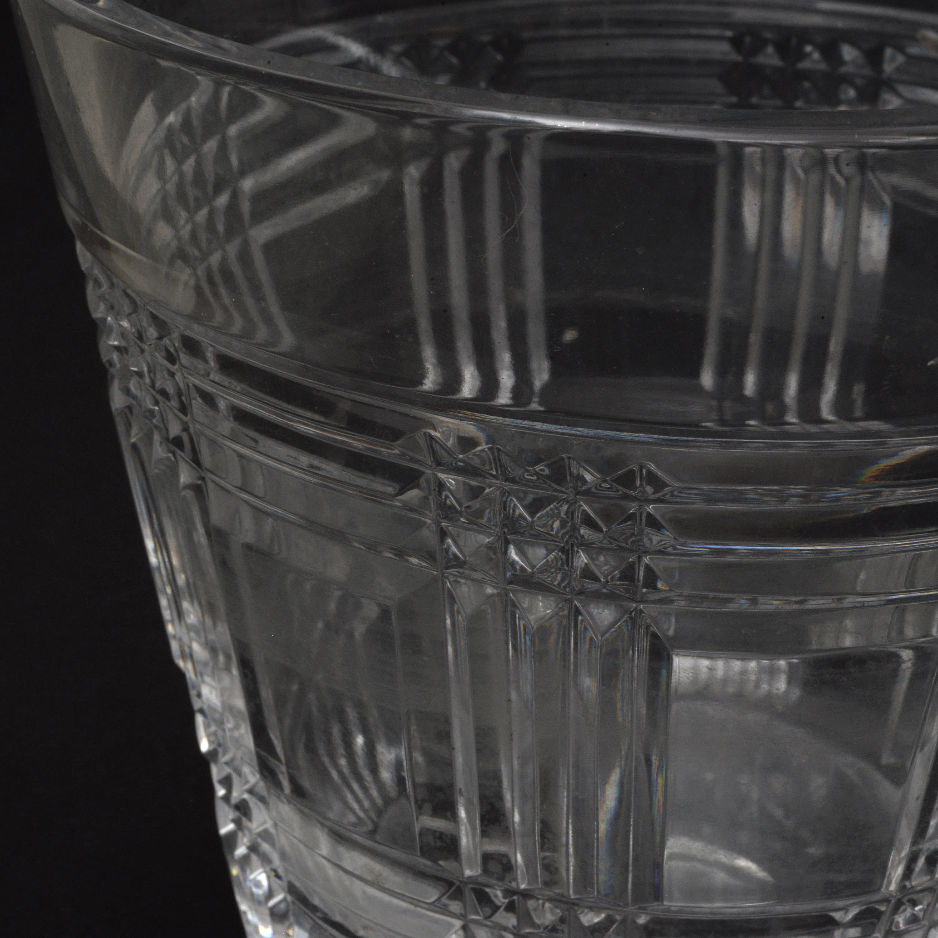 Ralph Lauren "Glen Plaid" Crystal Vase and Other Vase