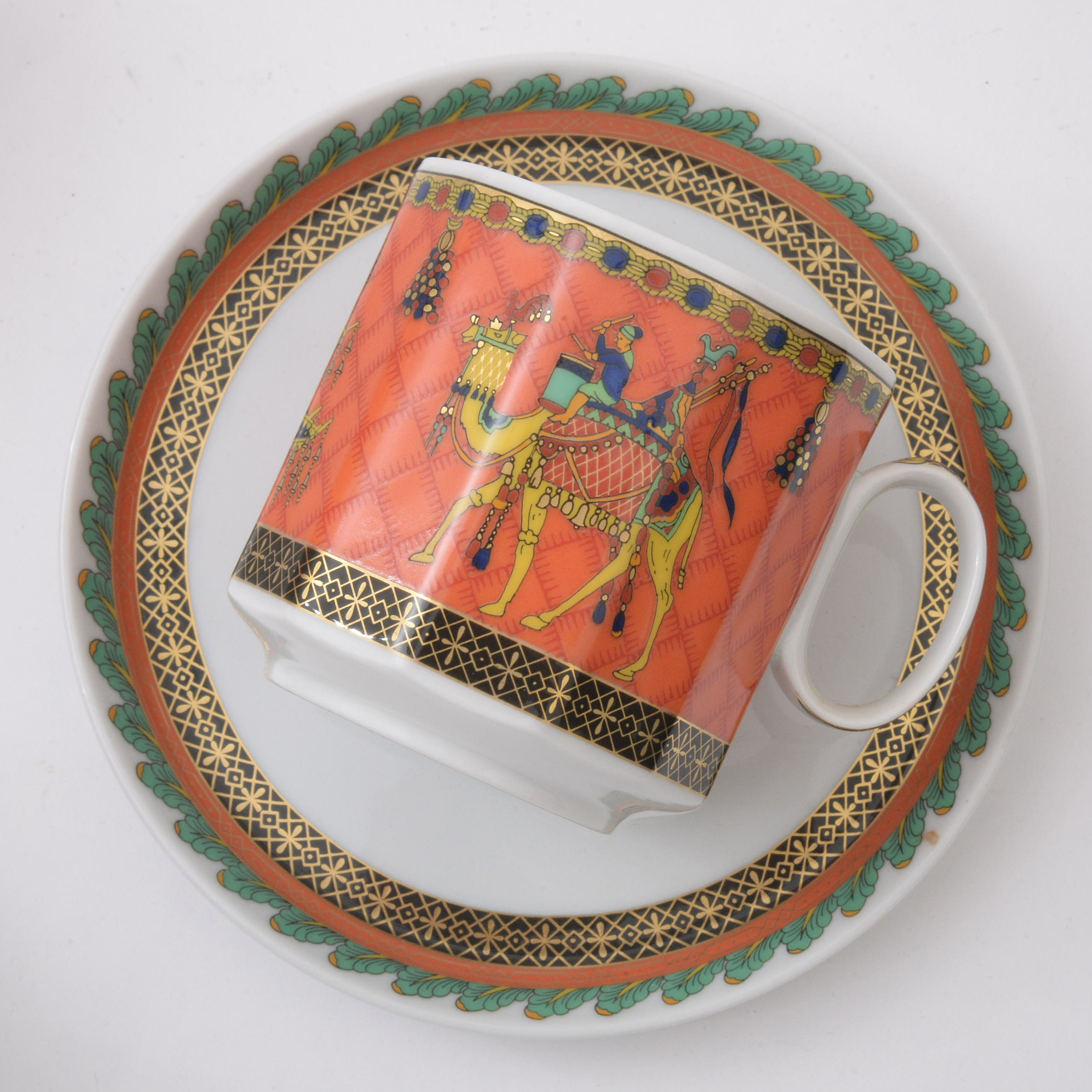 Versace for Rosenthal "Le Voyage de Marco Polo" Porcelain Coffee Service
