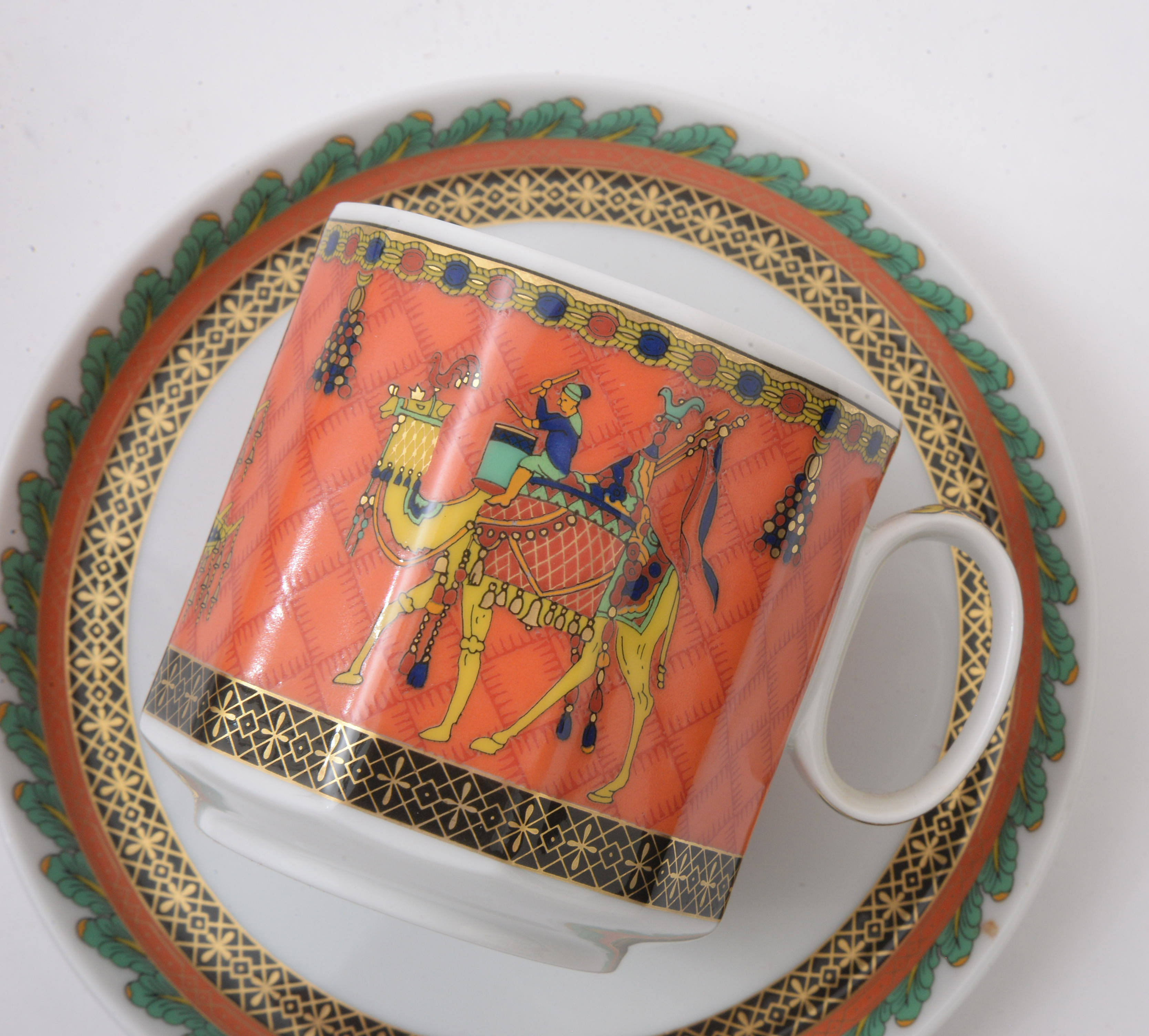Versace for Rosenthal "Le Voyage de Marco Polo" Porcelain Coffee Service