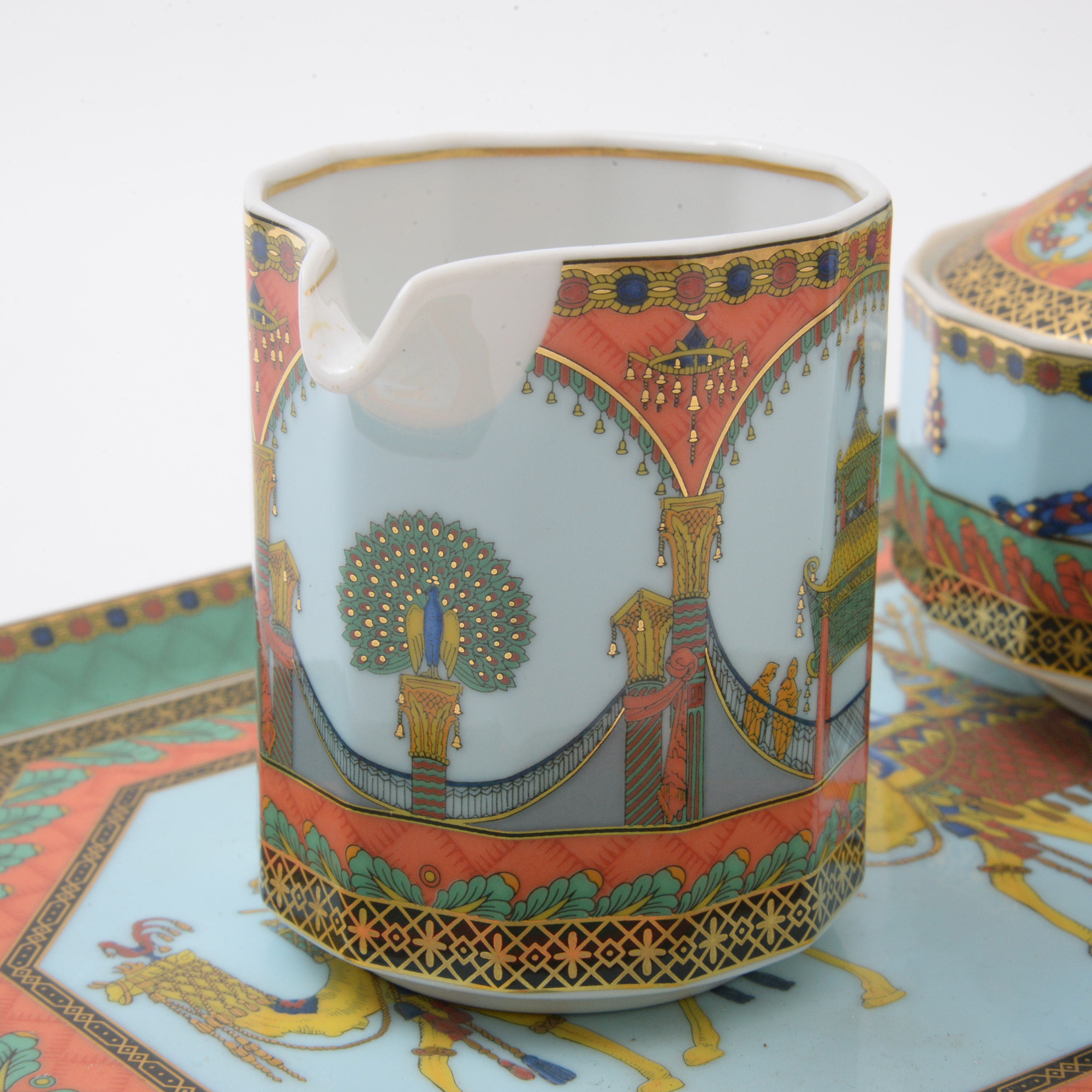 Versace for Rosenthal "Le Voyage de Marco Polo" Porcelain Coffee Service