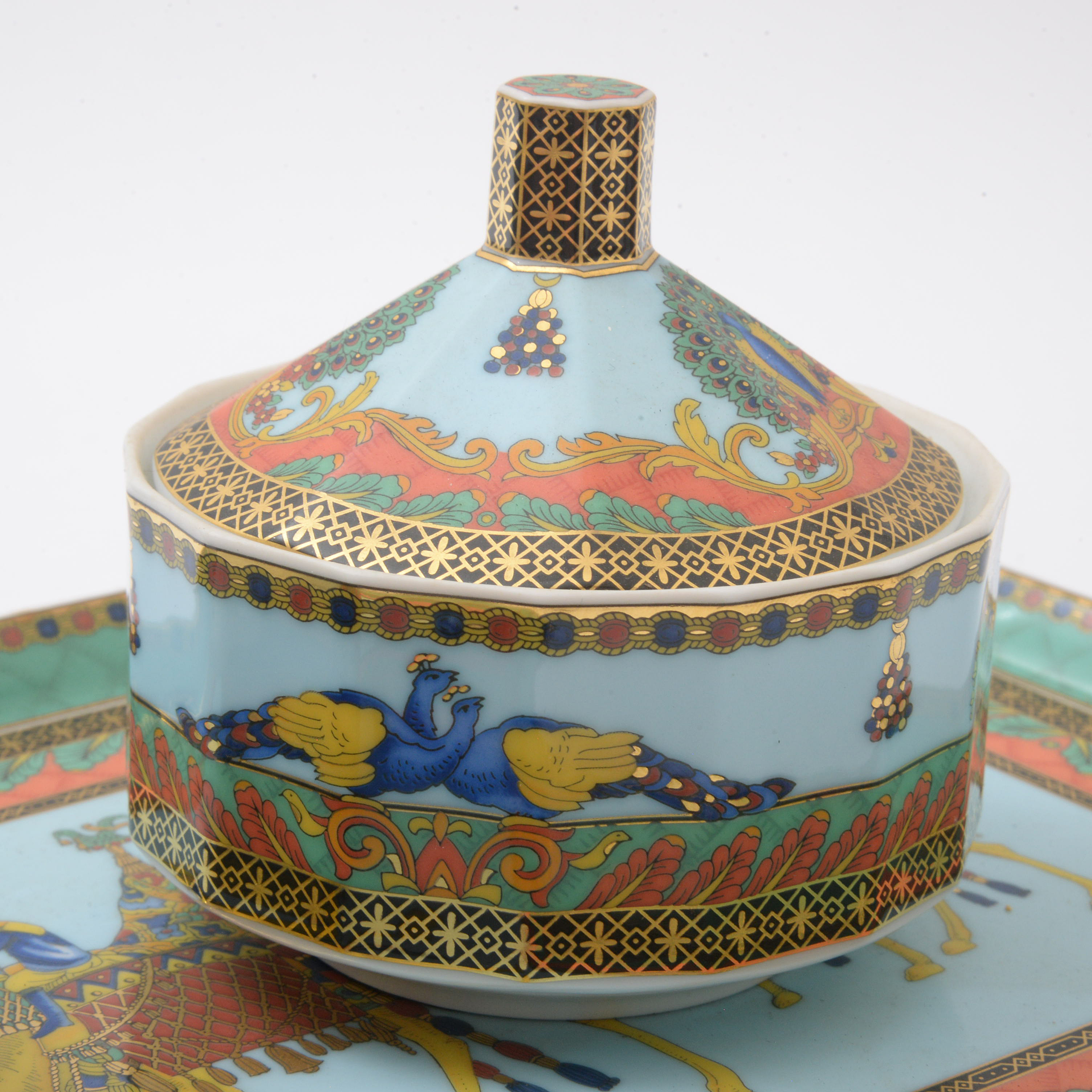 Versace for Rosenthal "Le Voyage de Marco Polo" Porcelain Coffee Service
