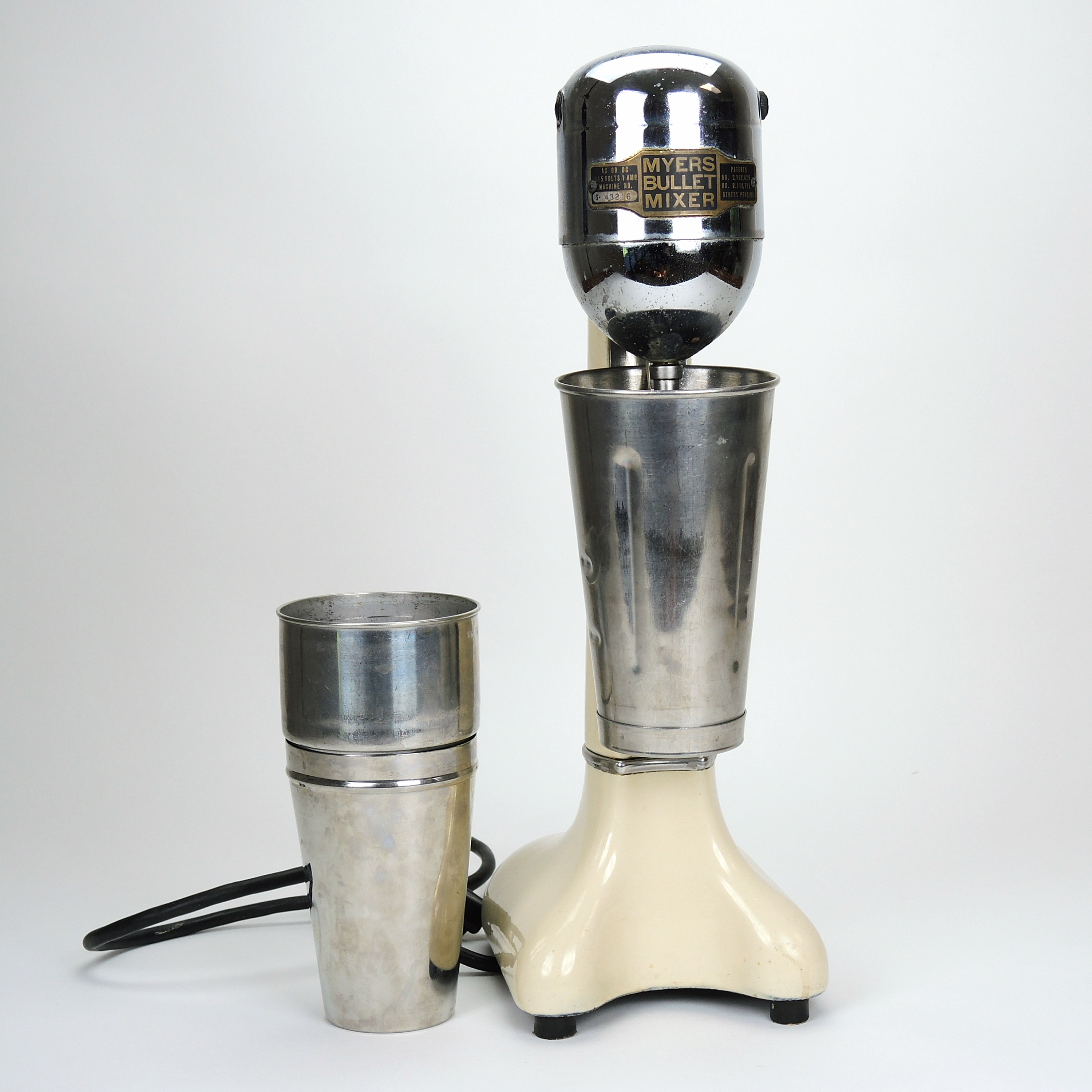 Myers "Bullet" Milkshake Mixer, Mid-20th Century