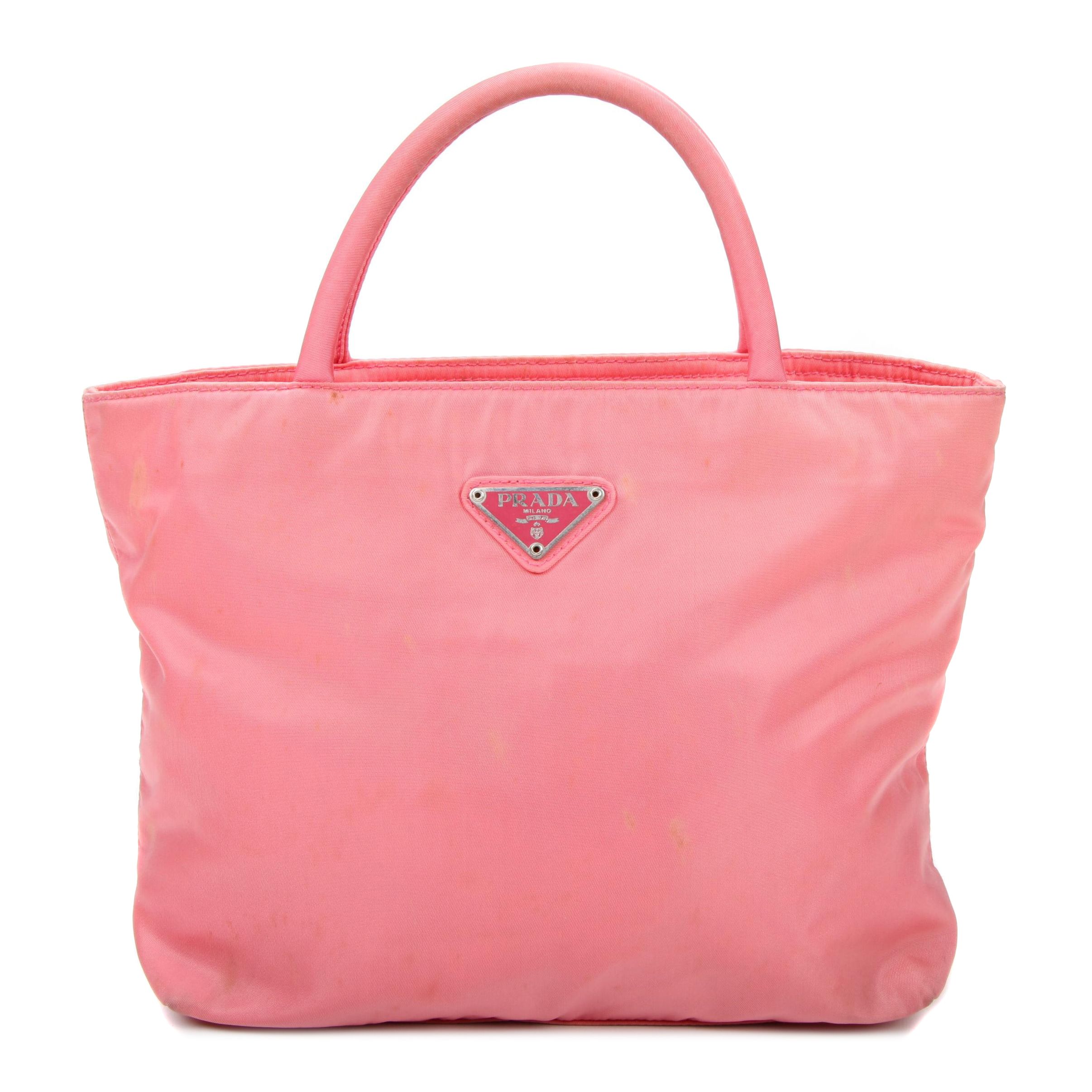 Prada Tote Bag in Pink Tessuto Nylon