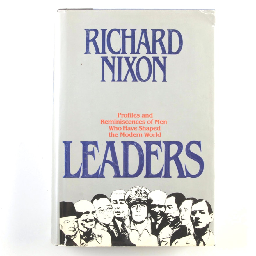 Signed First Printing "Leaders" by Richard Nixon with COA, 1982