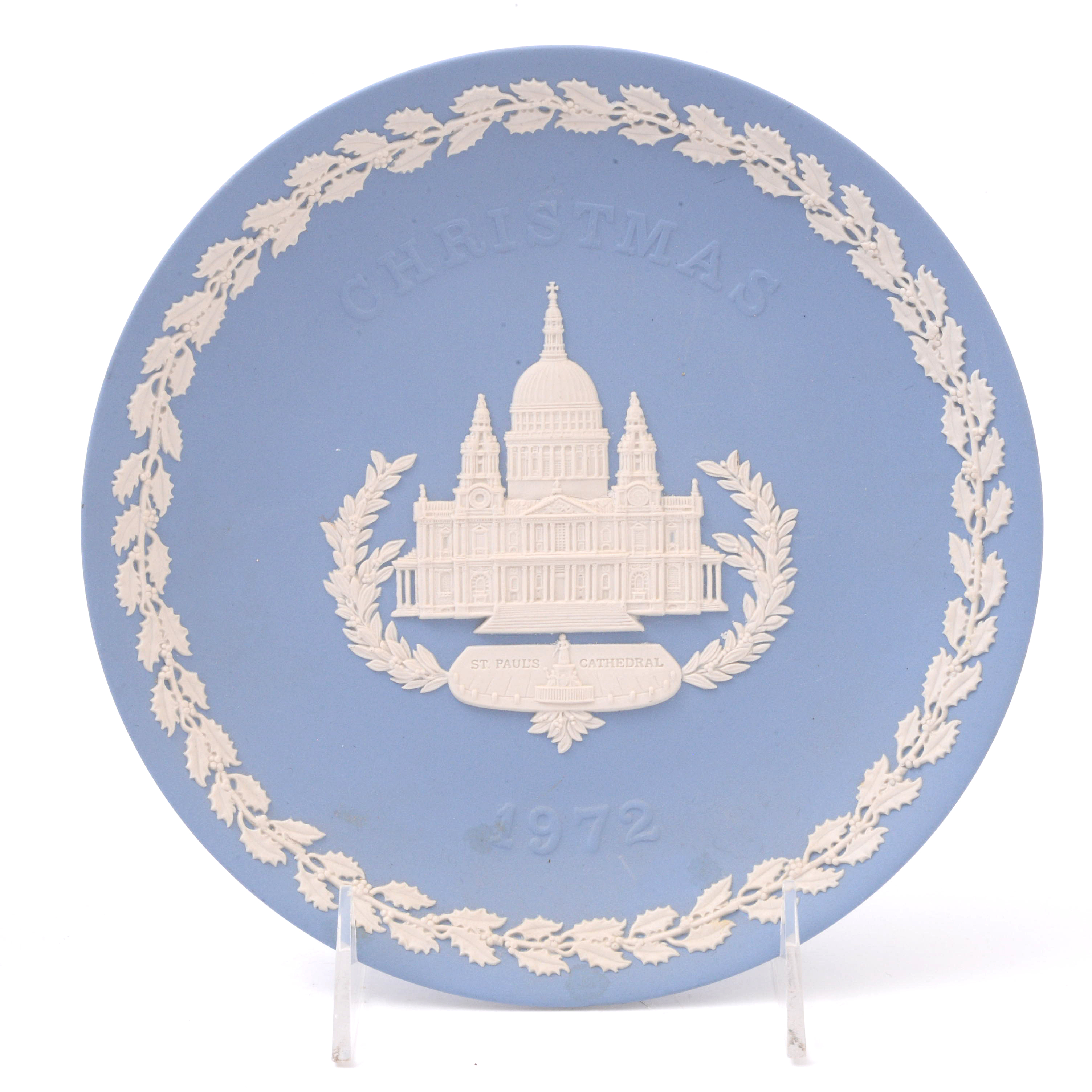 Wedgwood Jasperware Christmas Plates and Pieces, Mid-20th Century