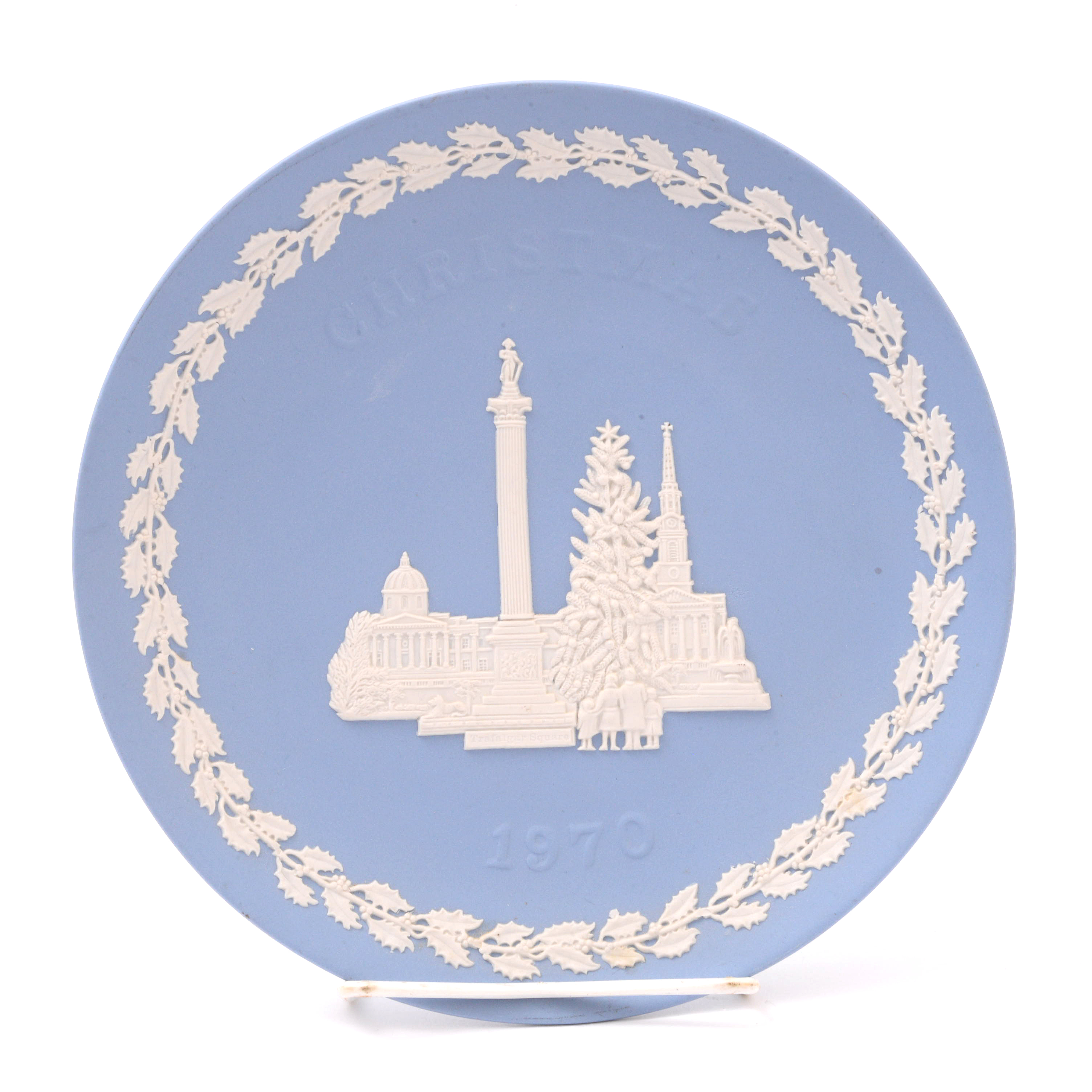 Wedgwood Jasperware Christmas Plates and Pieces, Mid-20th Century