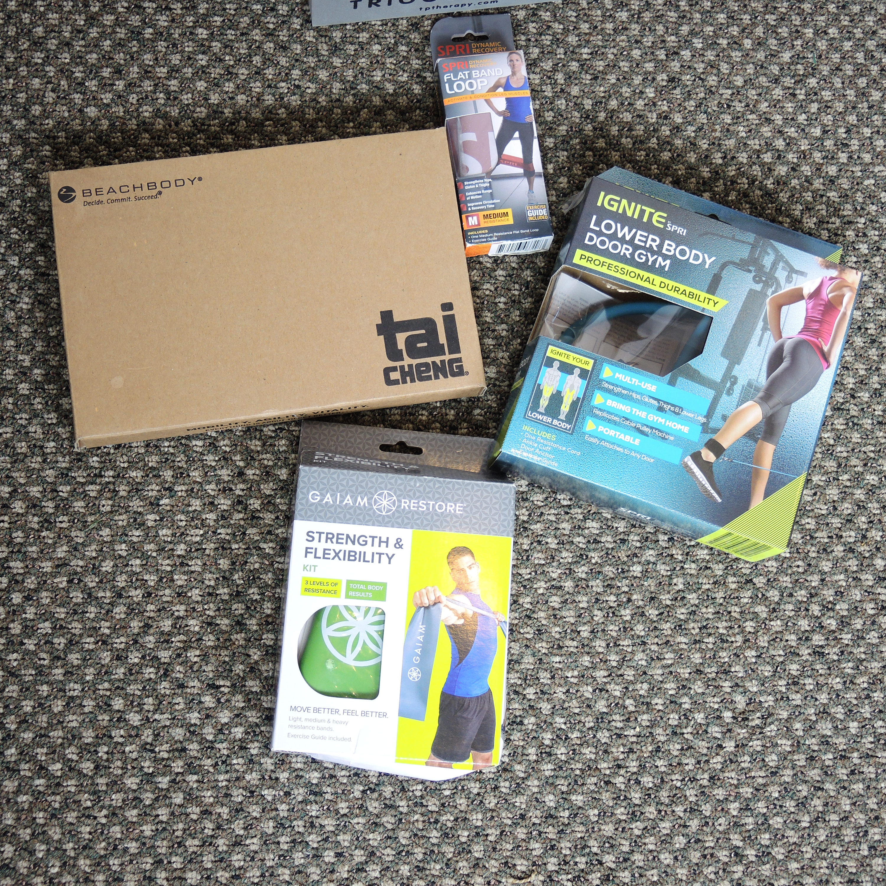 Bosu Ball Balance Trainer, Spri Xertube, and Other Fitness Equipment