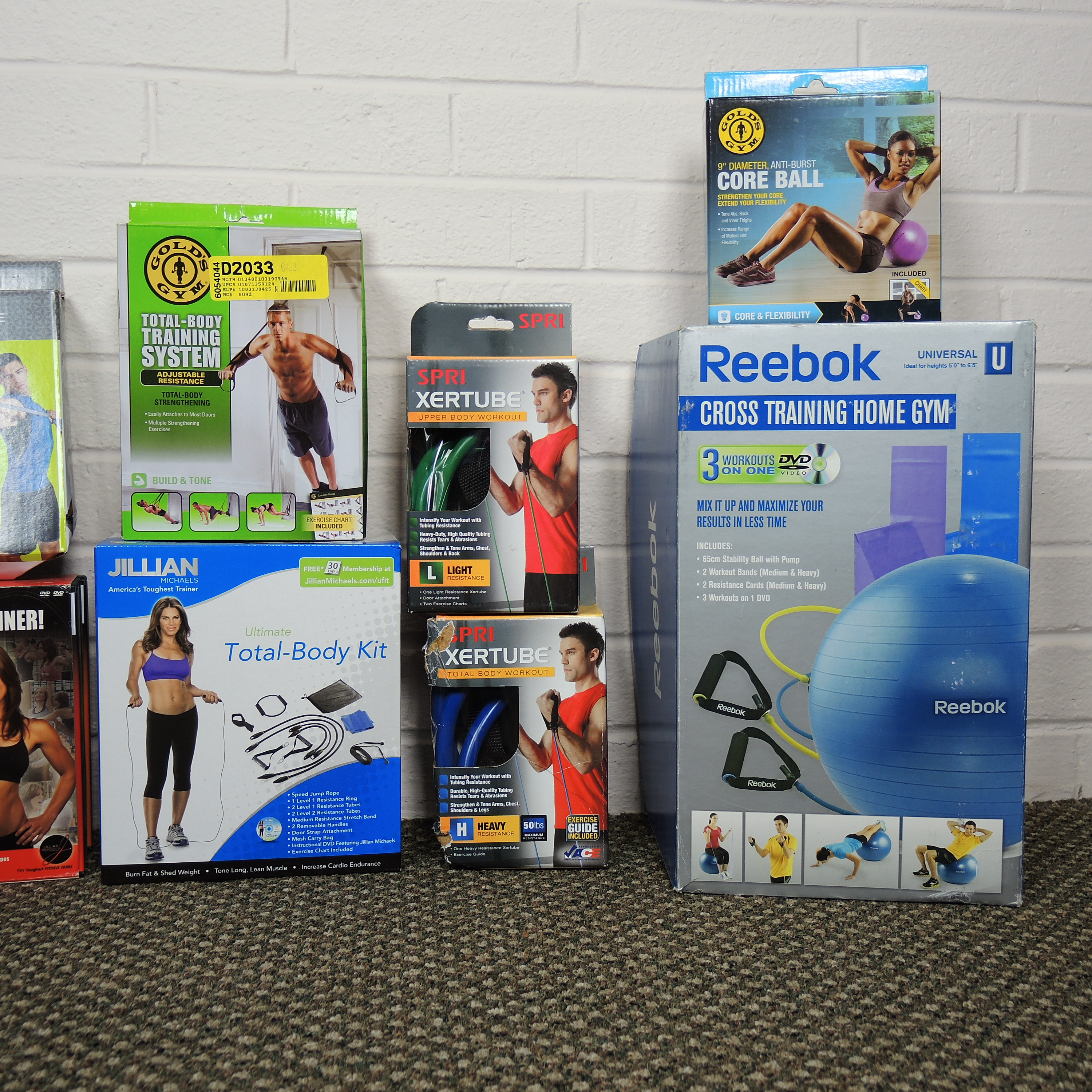 Bosu Ball Balance Trainer, Spri Xertube, and Other Fitness Equipment