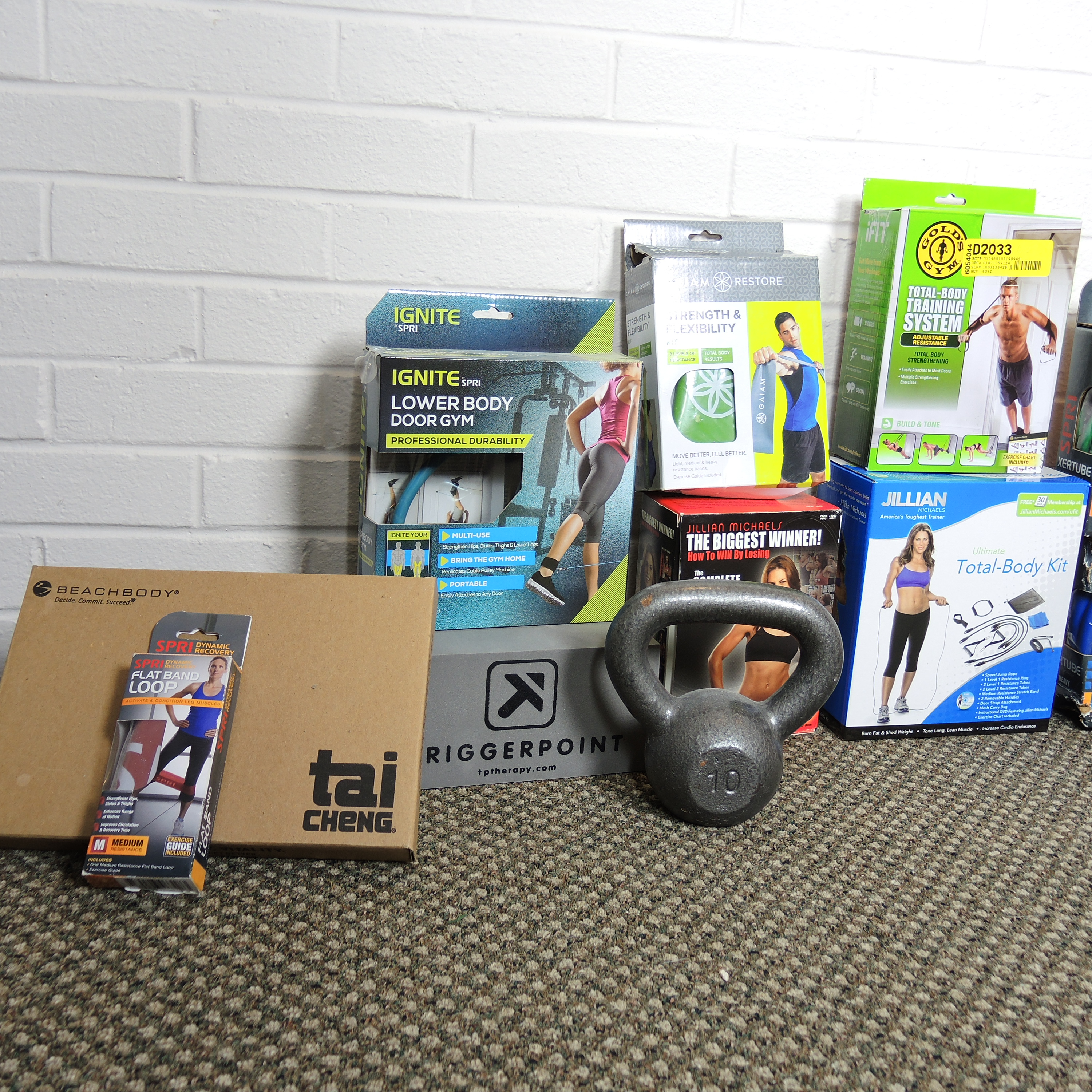 Bosu Ball Balance Trainer, Spri Xertube, and Other Fitness Equipment