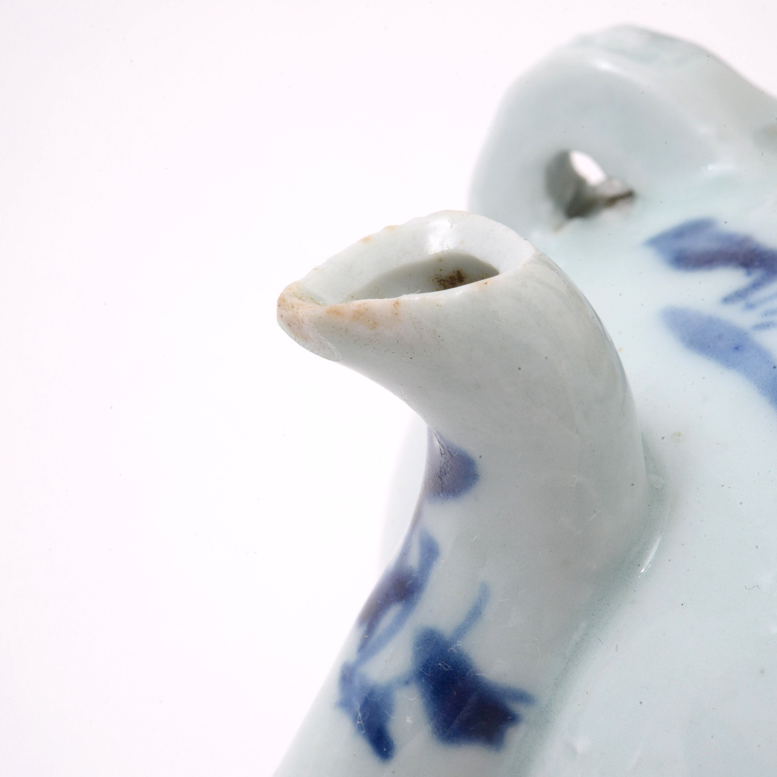 Chinese Porcelain Hanging Oil Jar Converted Lamps, Pair