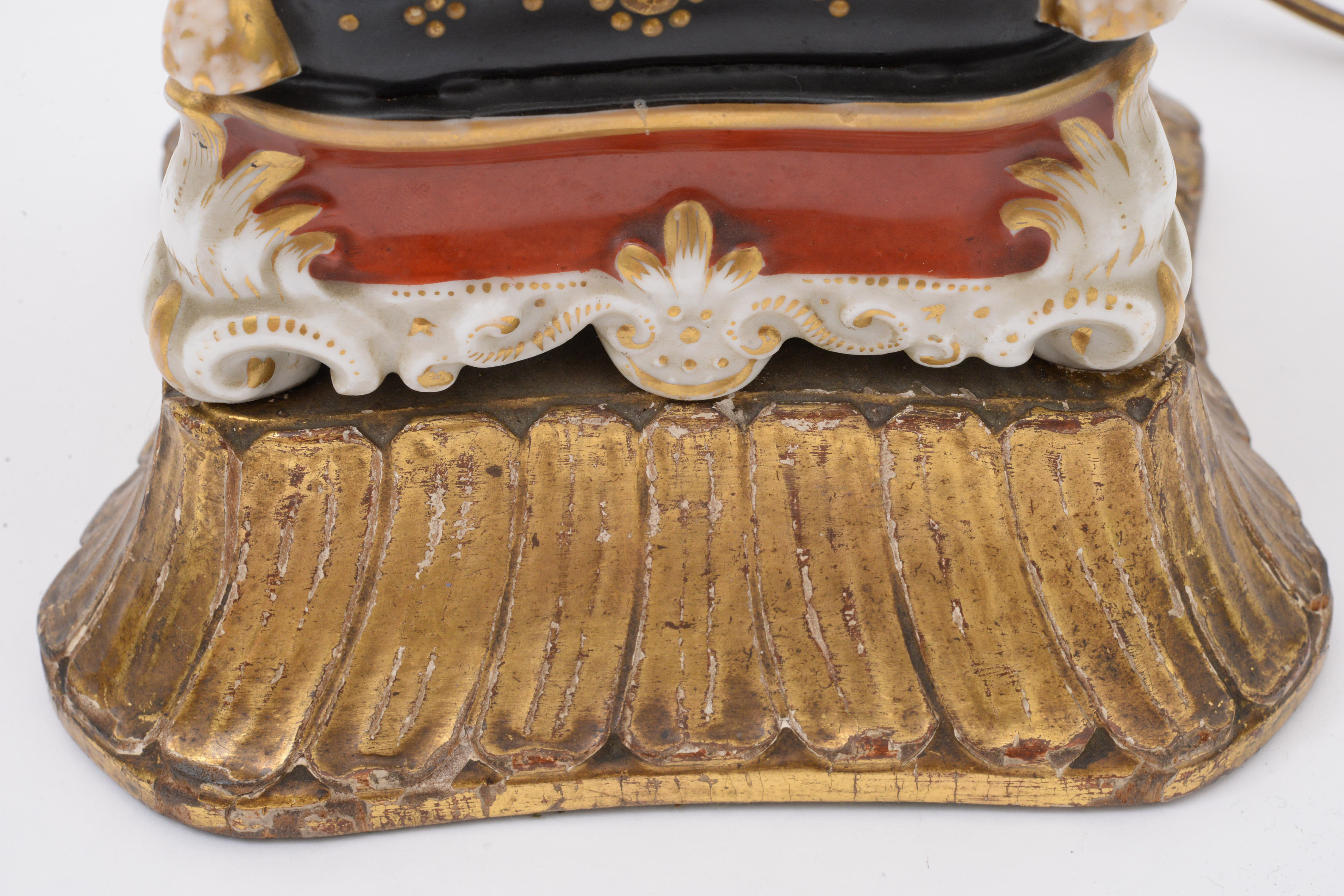 Persian Scheherazade's Arabian Nights Theme Porcelain Figural Lamps