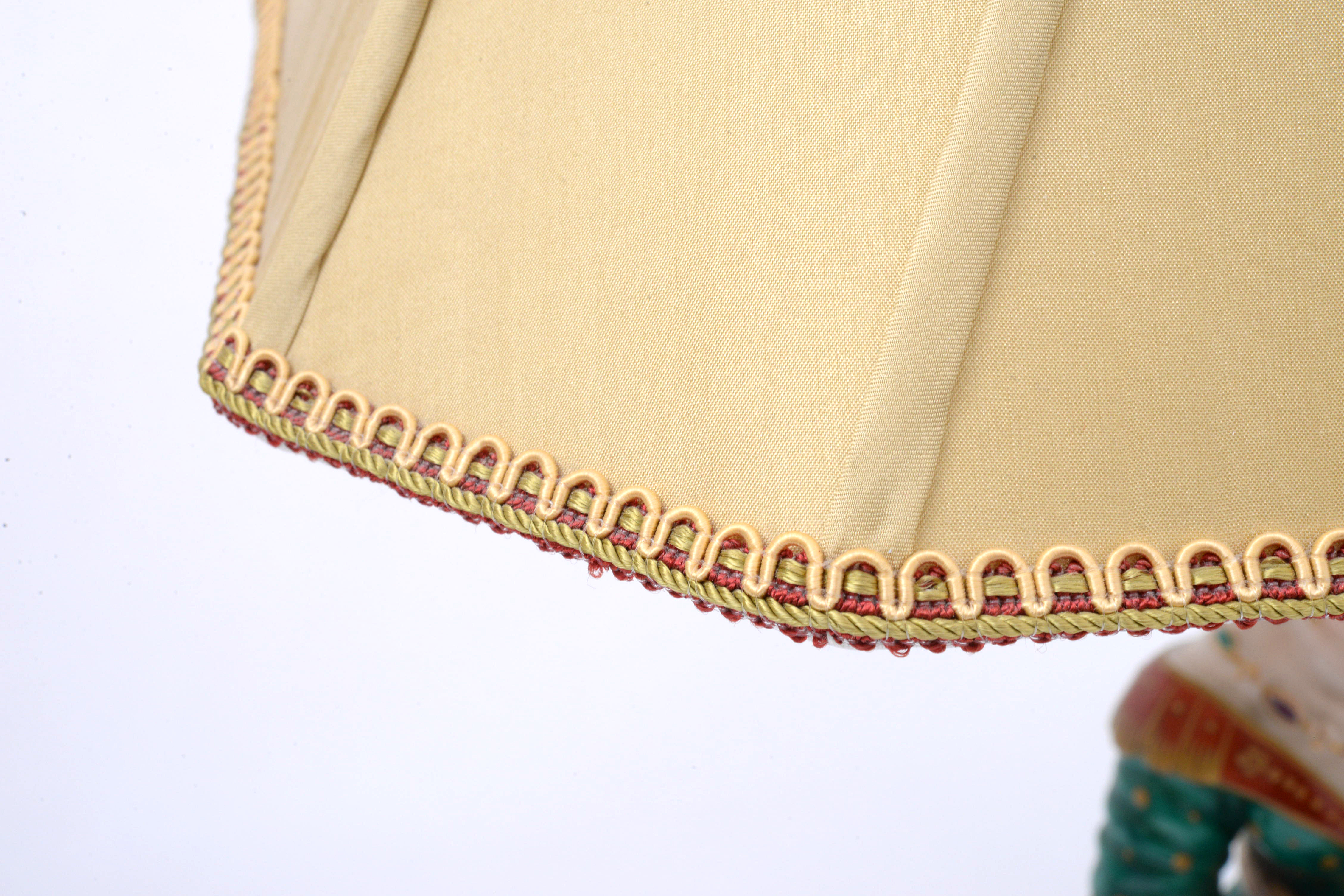 Persian Scheherazade's Arabian Nights Theme Porcelain Figural Lamps