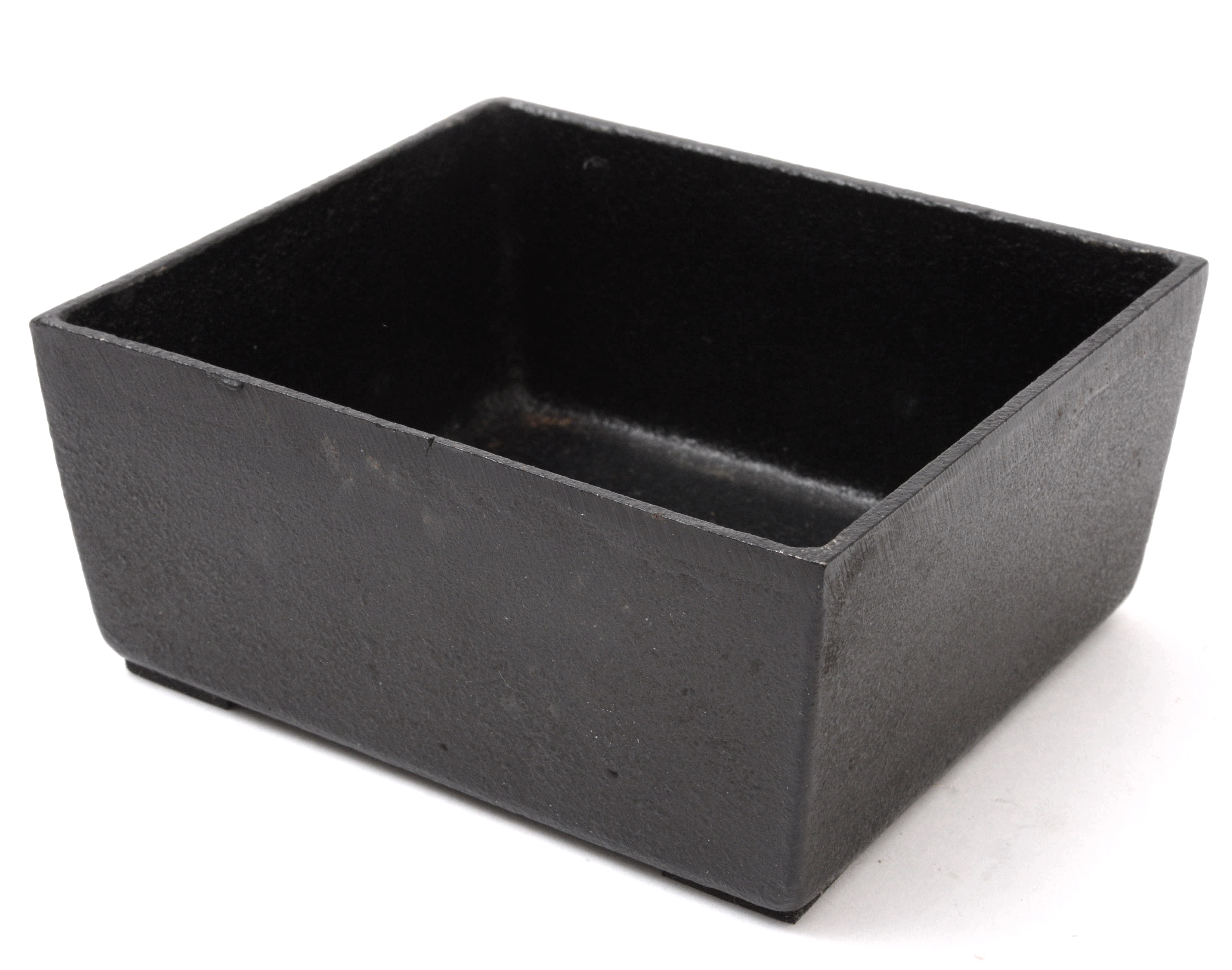 Cast Metal Trinket Box with Pine Cone Embossed Lid, 20th Century