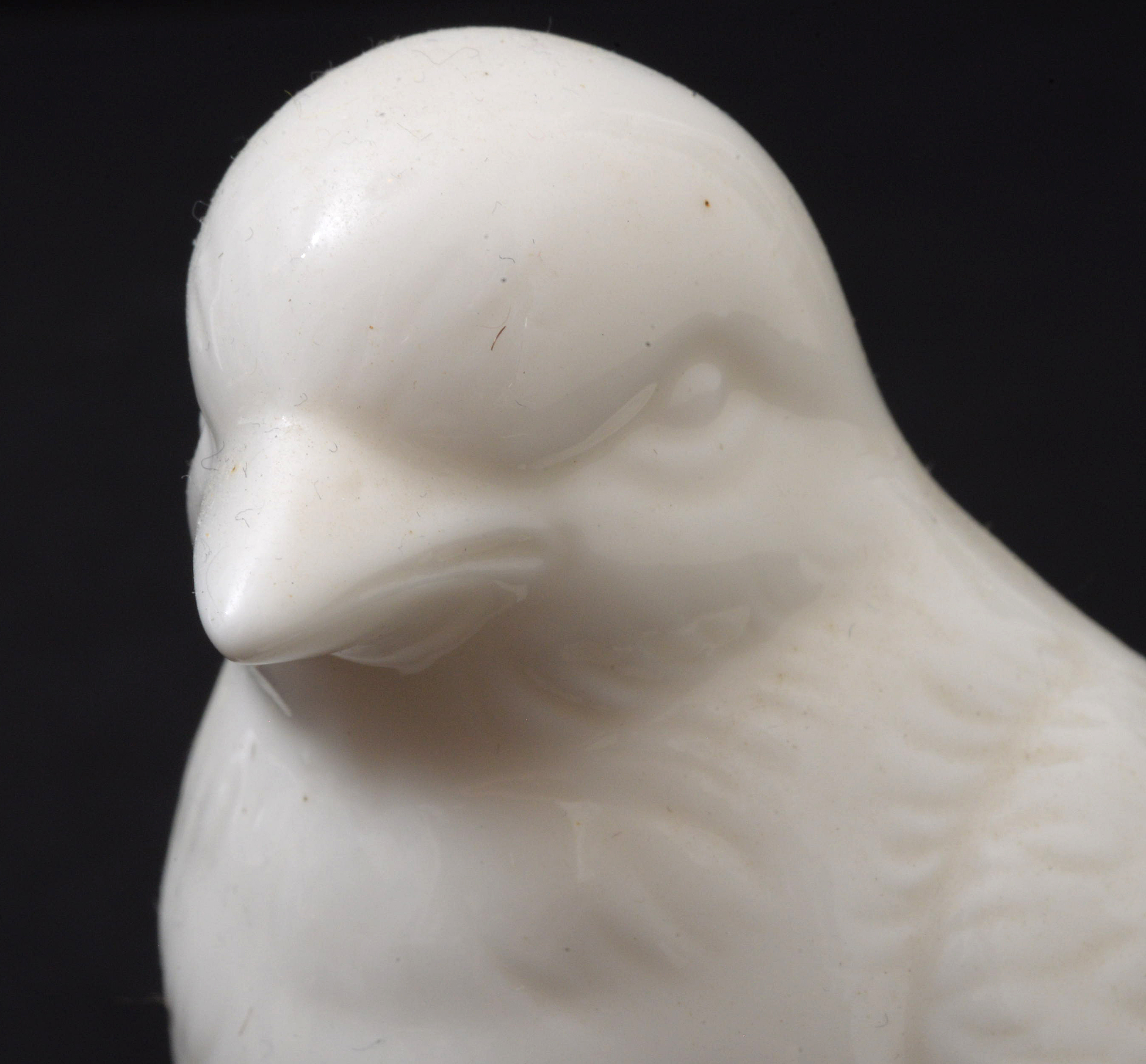 White Porcelain Bird Figurines on Branches