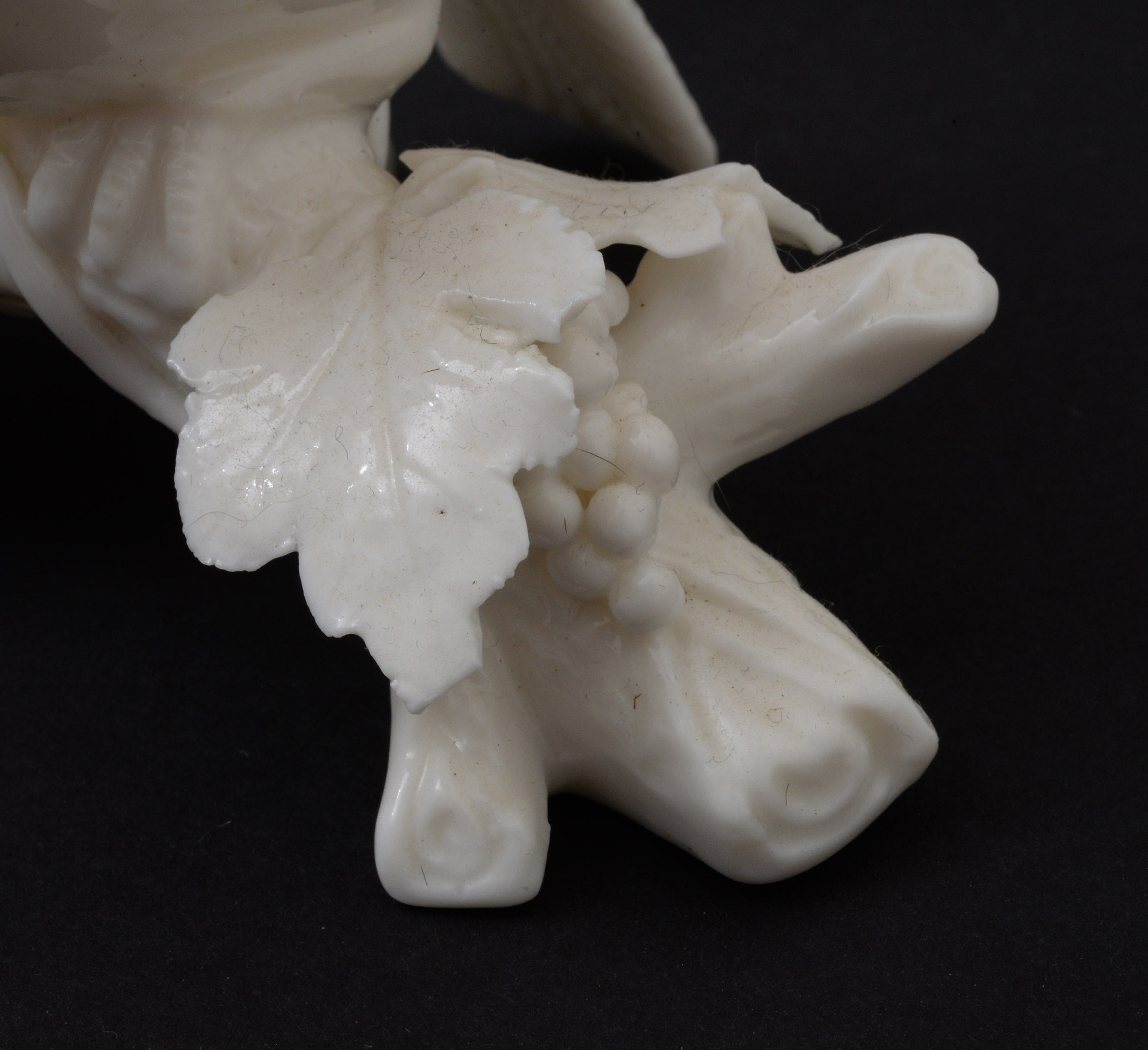 White Porcelain Bird Figurines on Branches