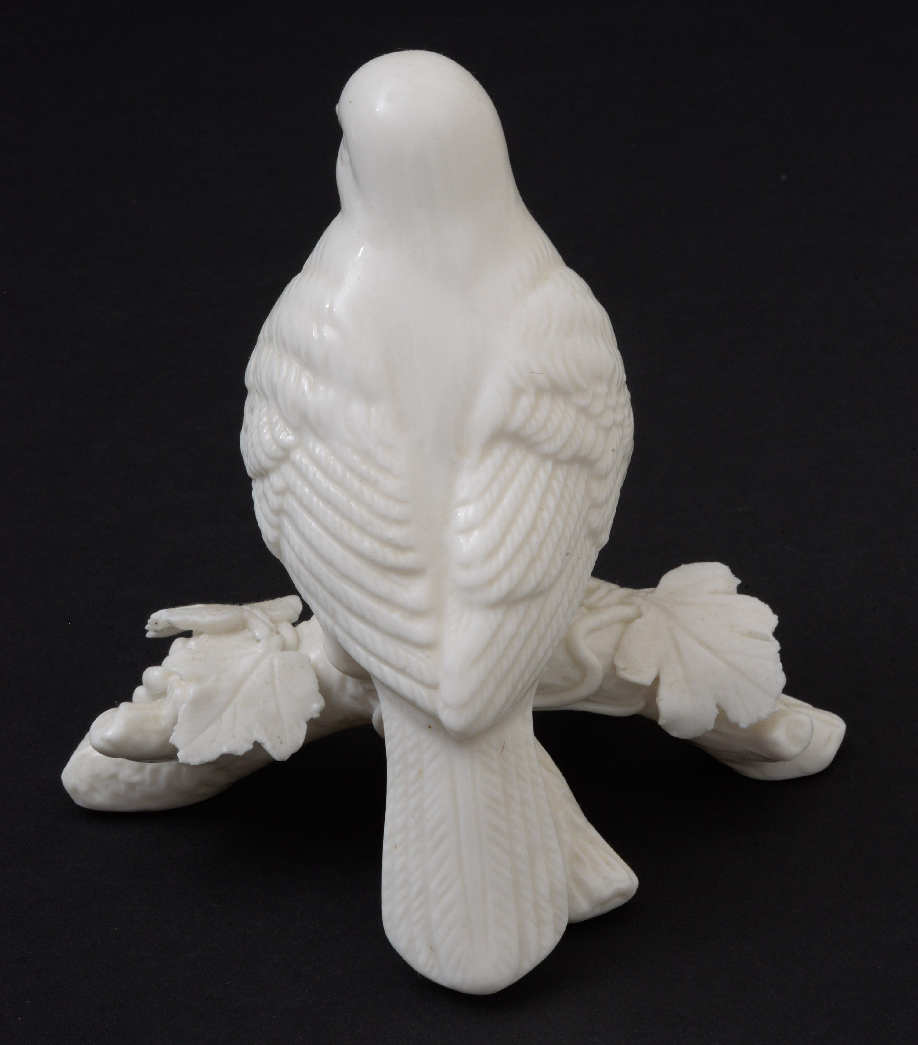 White Porcelain Bird Figurines on Branches