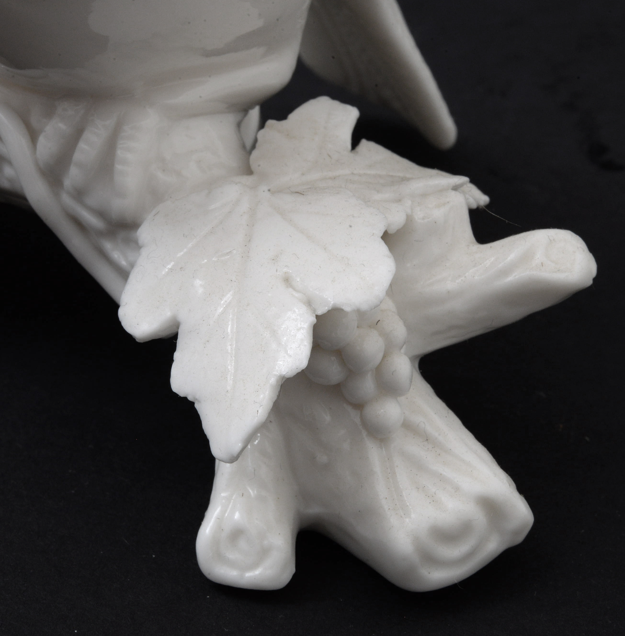 White Porcelain Bird Figurines on Branches