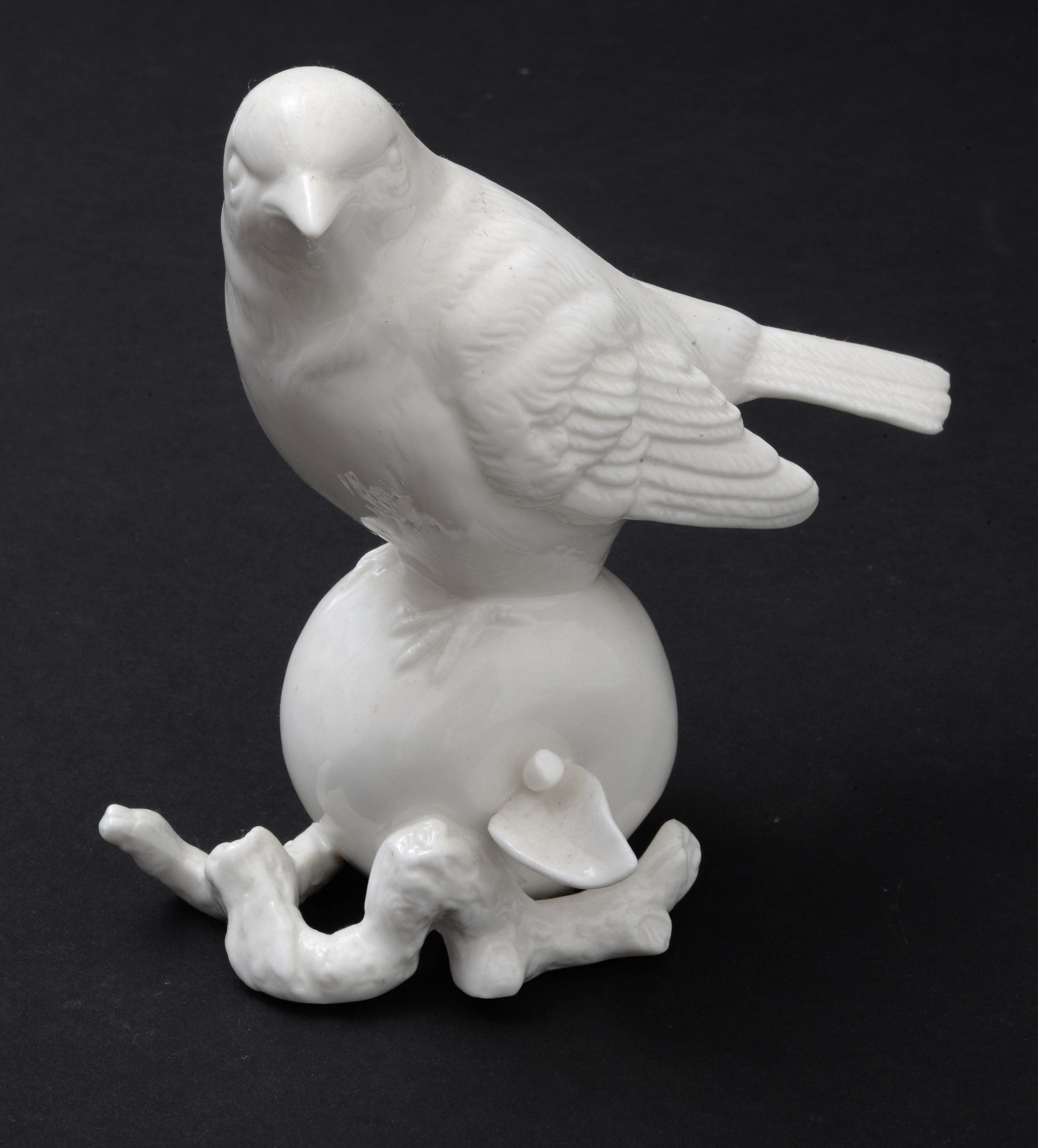White Porcelain Bird Figurines on Branches