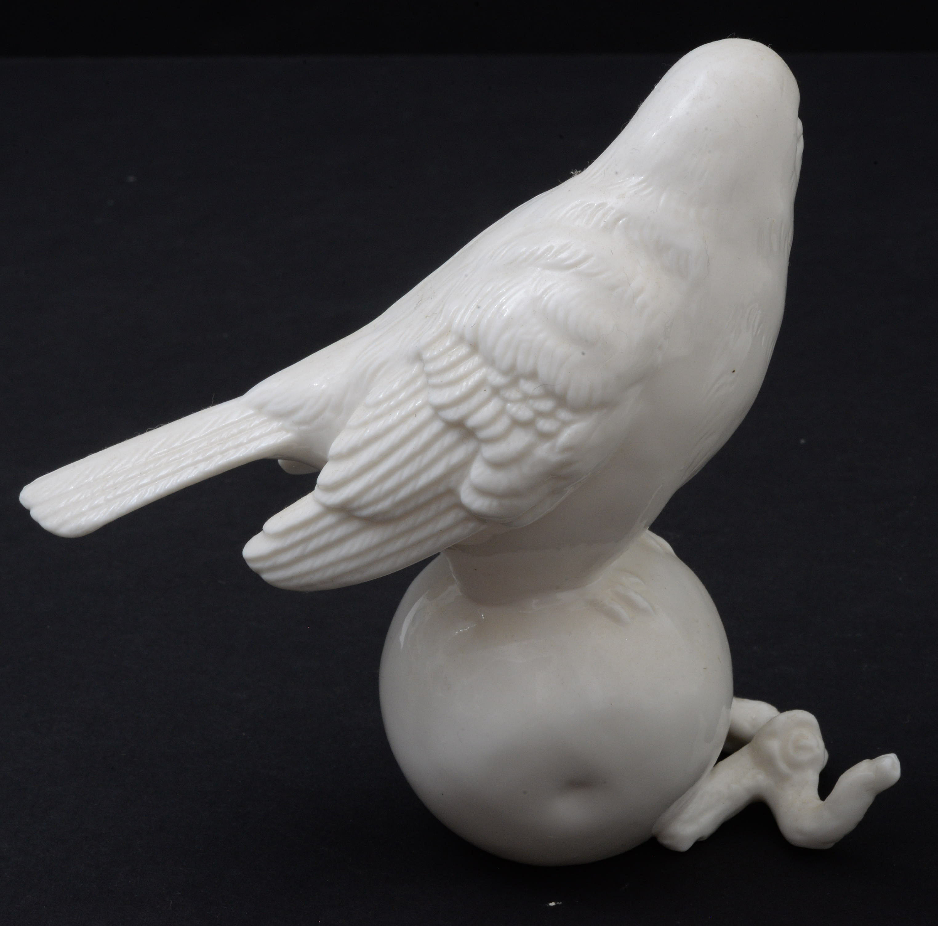 White Porcelain Bird Figurines on Branches