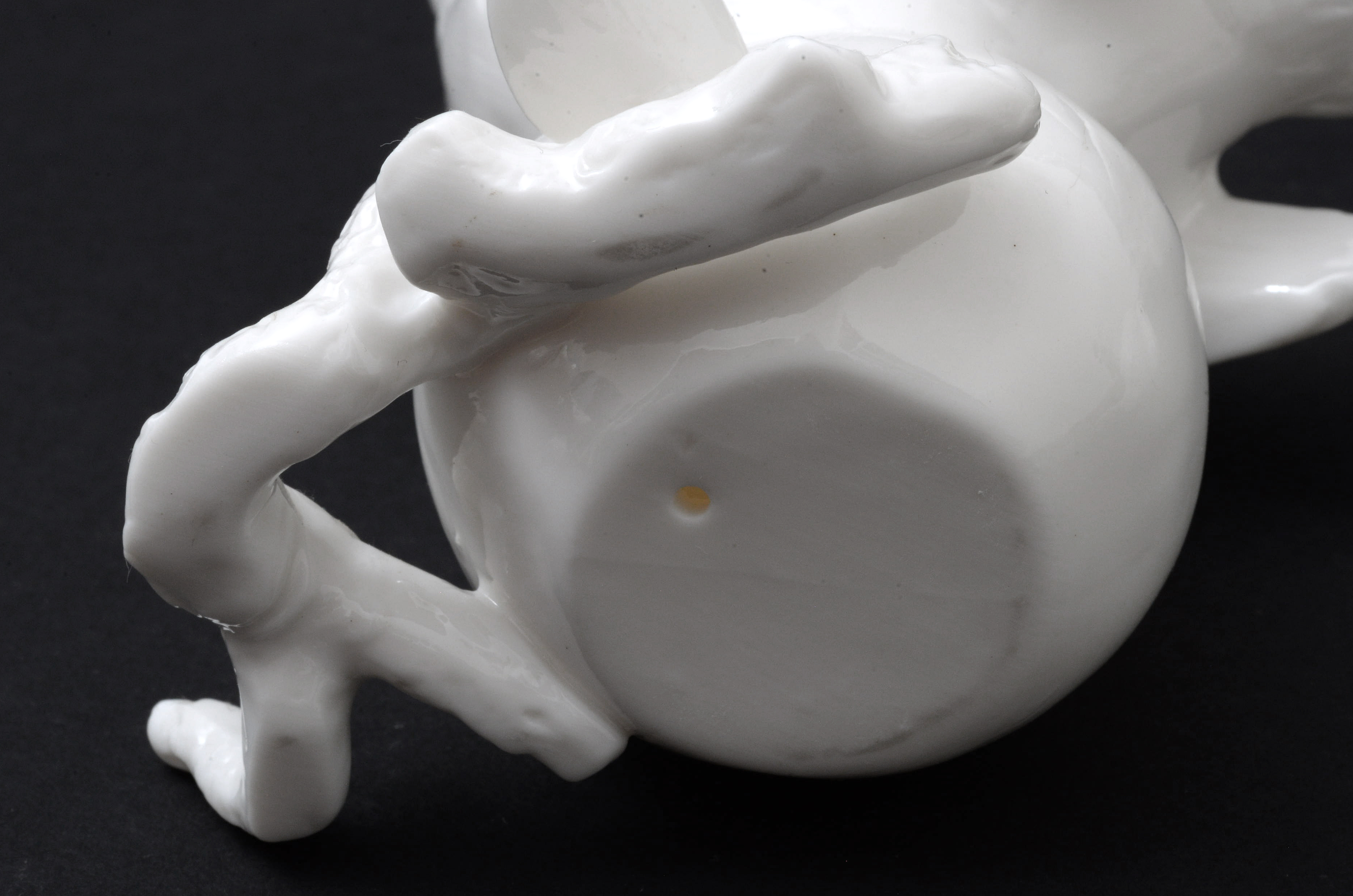 White Porcelain Bird Figurines on Branches