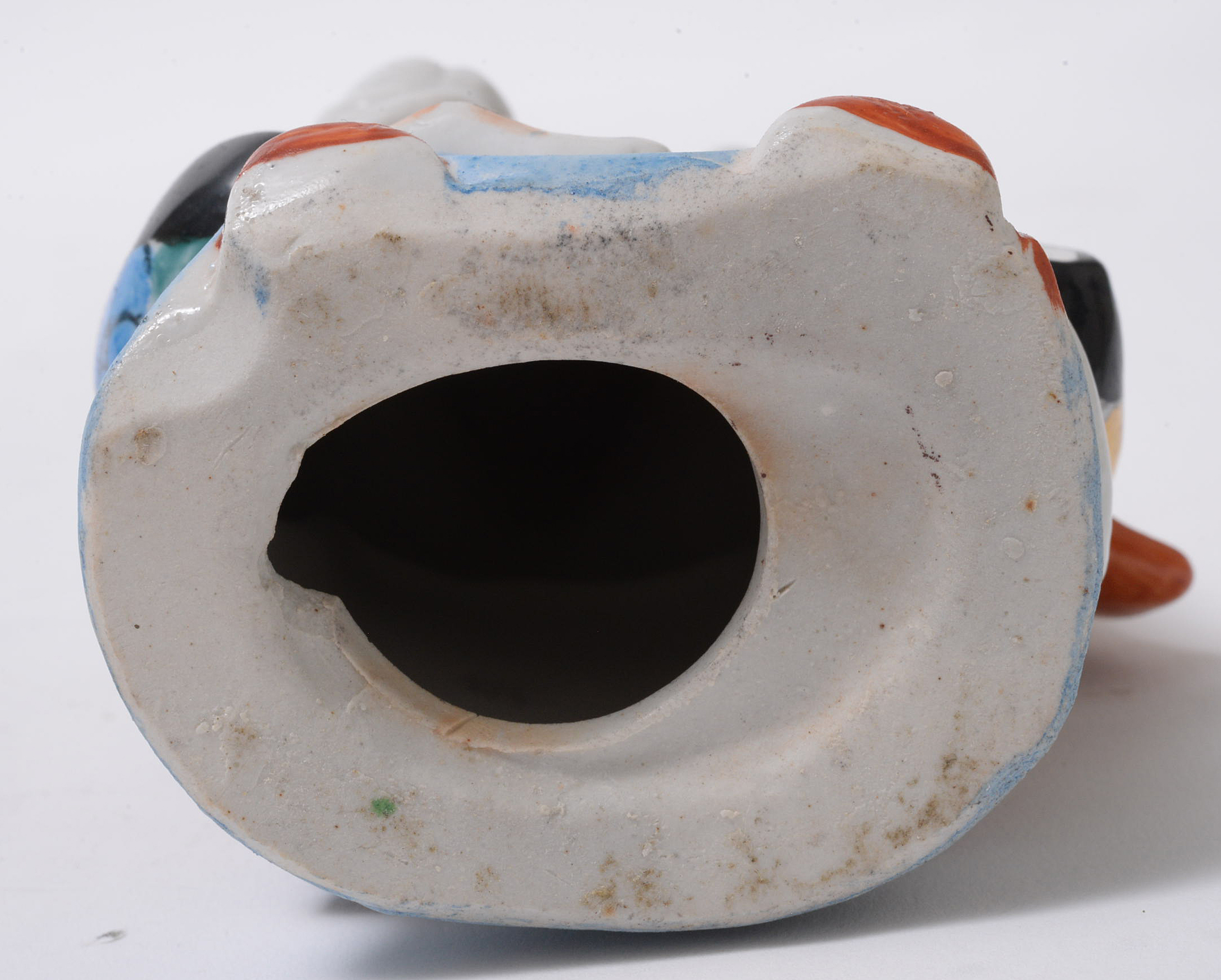 Chinese Painted Porcelain Sanxing Figurines, Late 20th Century