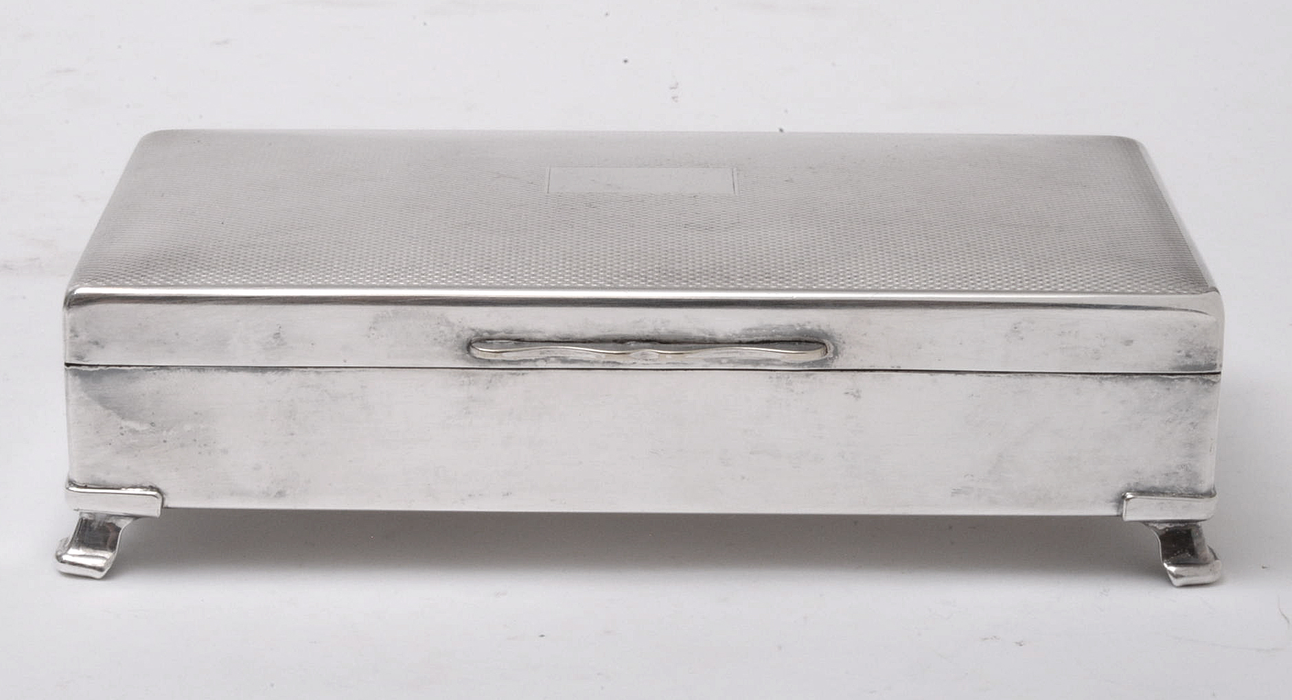 Harman Brothers "Aristocrat" Silver Plate Cigarette Box, Early/Mid 20th Century