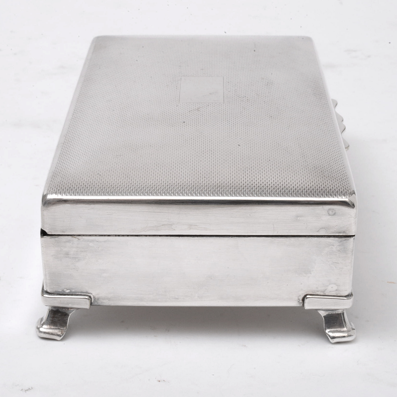 Harman Brothers "Aristocrat" Silver Plate Cigarette Box, Early/Mid 20th Century