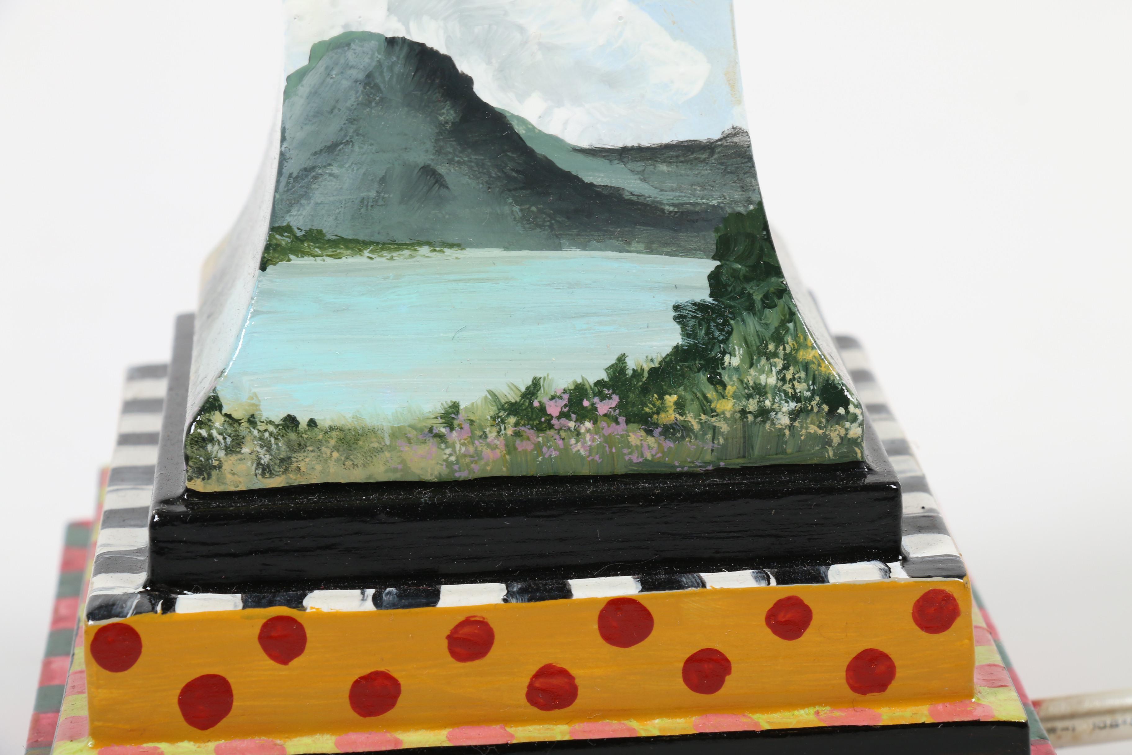 MacKenzie-Childs Style Table Lamps with Beaded Shades