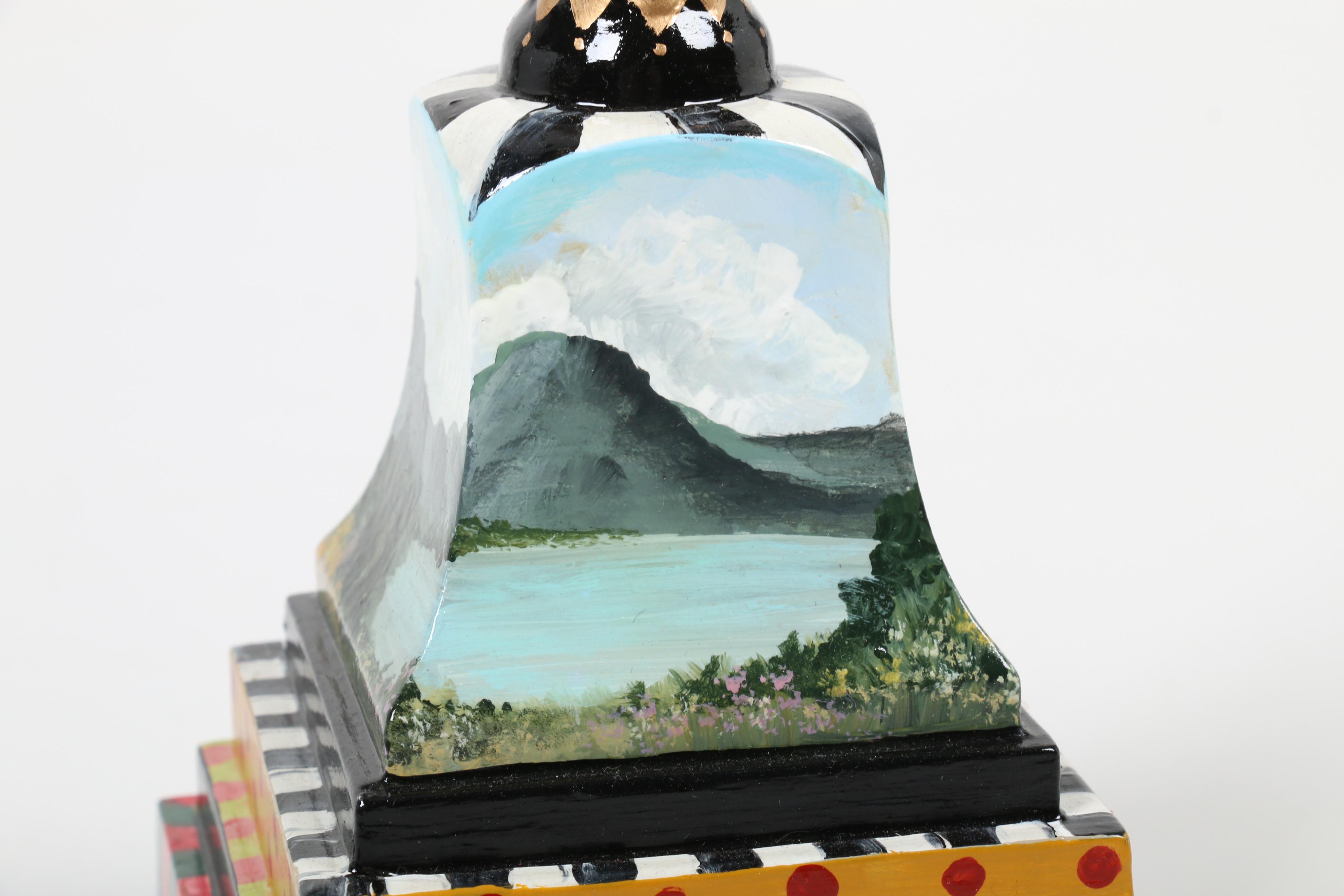 MacKenzie-Childs Style Table Lamps with Beaded Shades