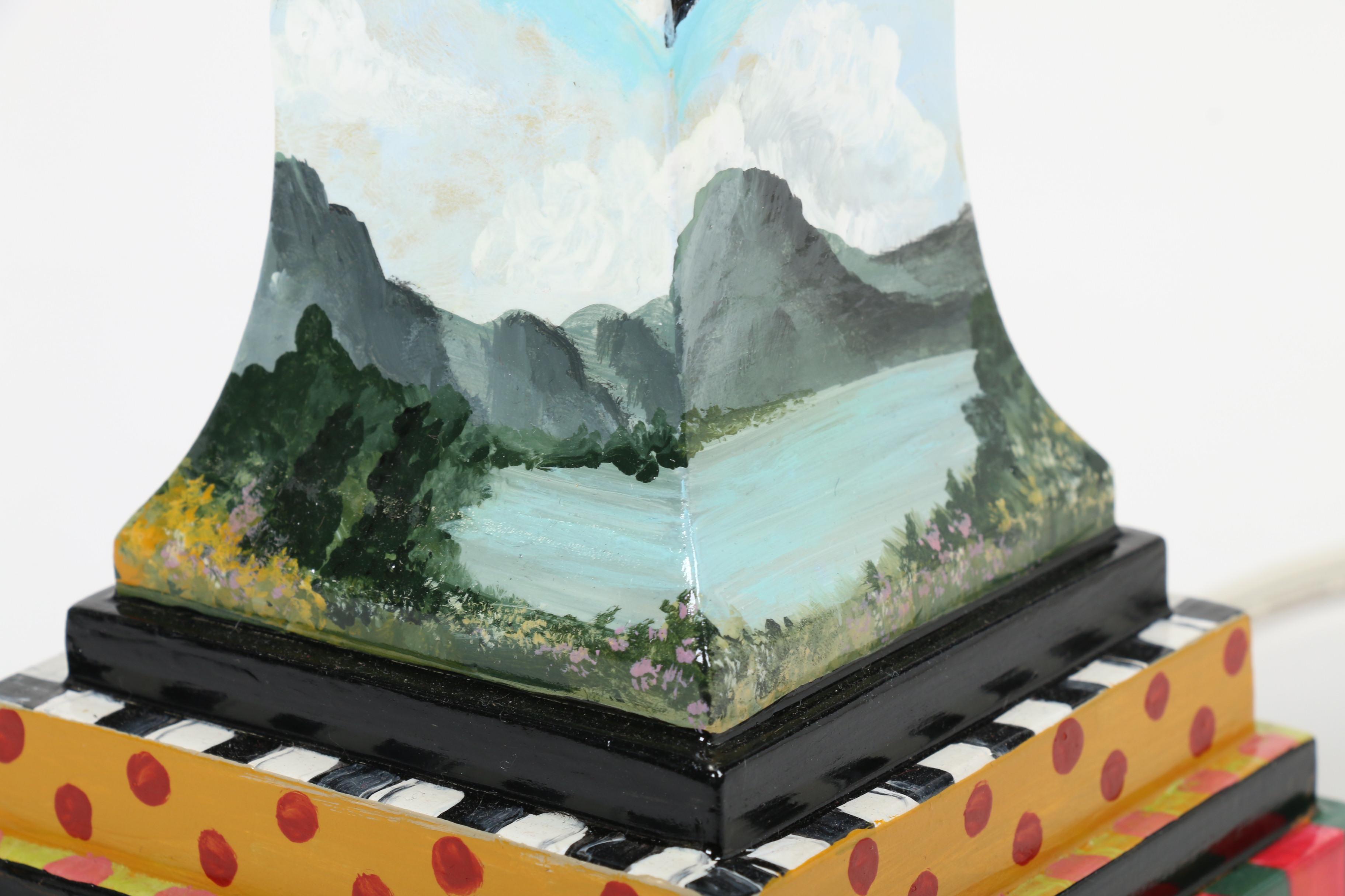 MacKenzie-Childs Style Table Lamps with Beaded Shades