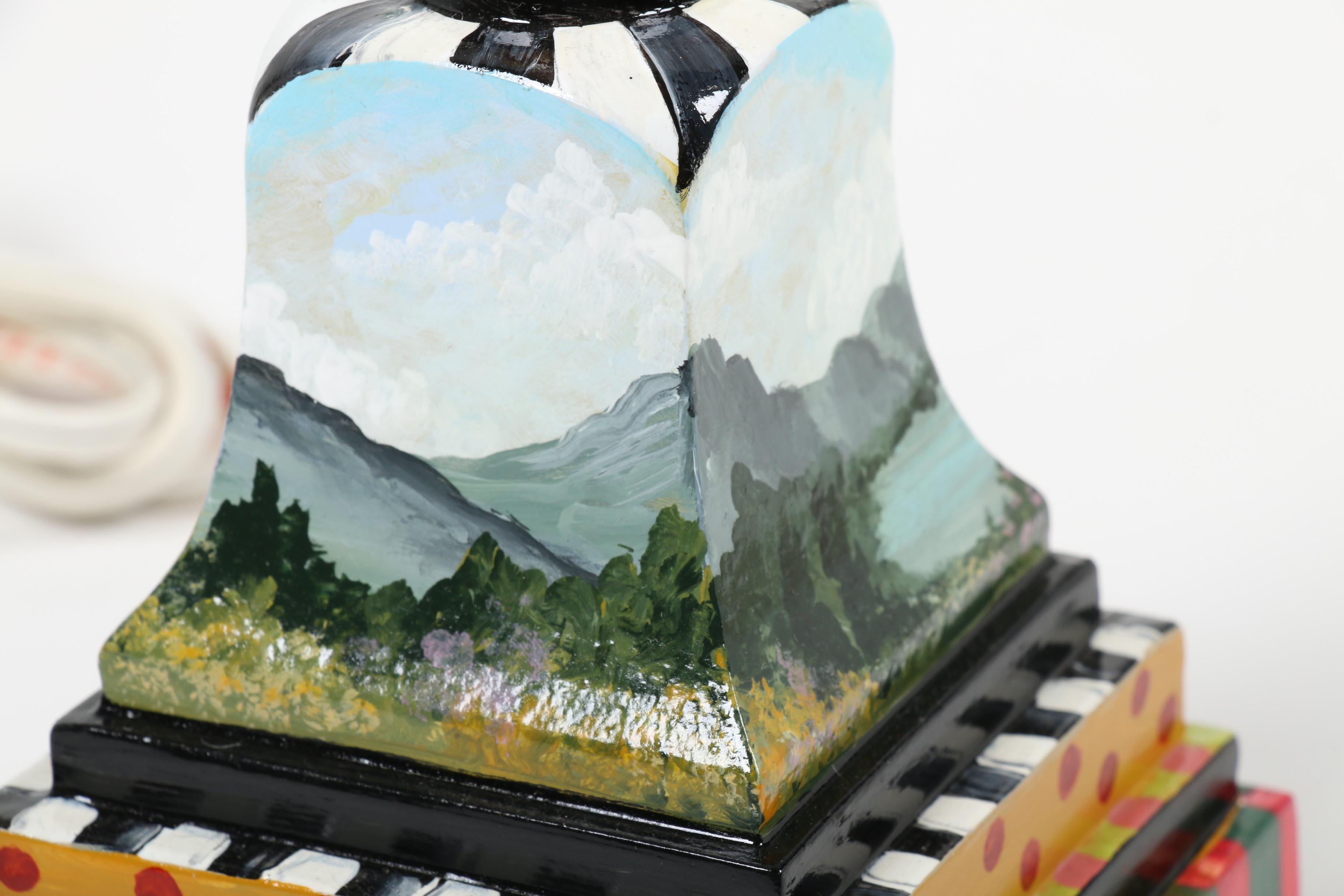 MacKenzie-Childs Style Table Lamps with Beaded Shades