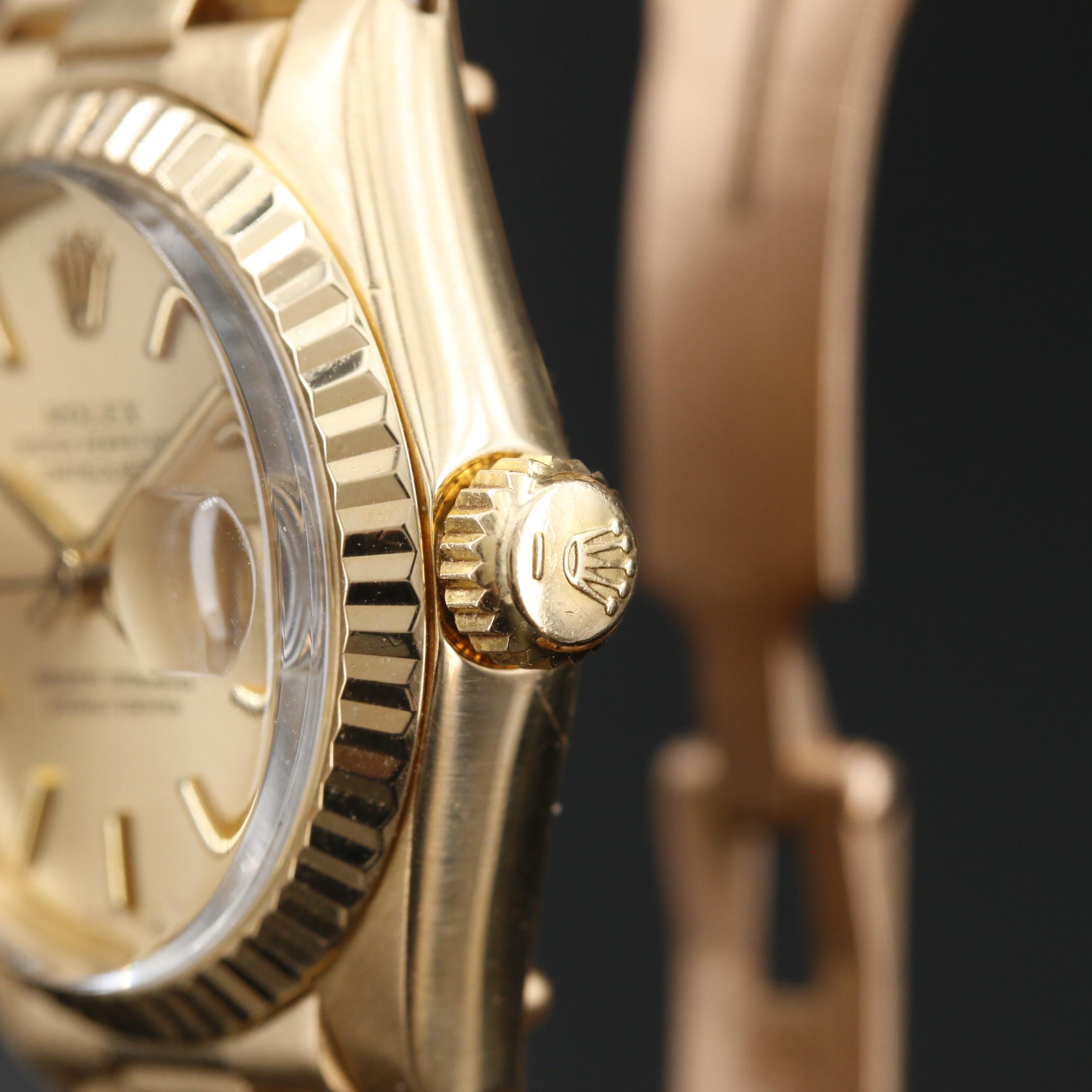 1978 Rolex Datejust 18K Gold Automatic Watch