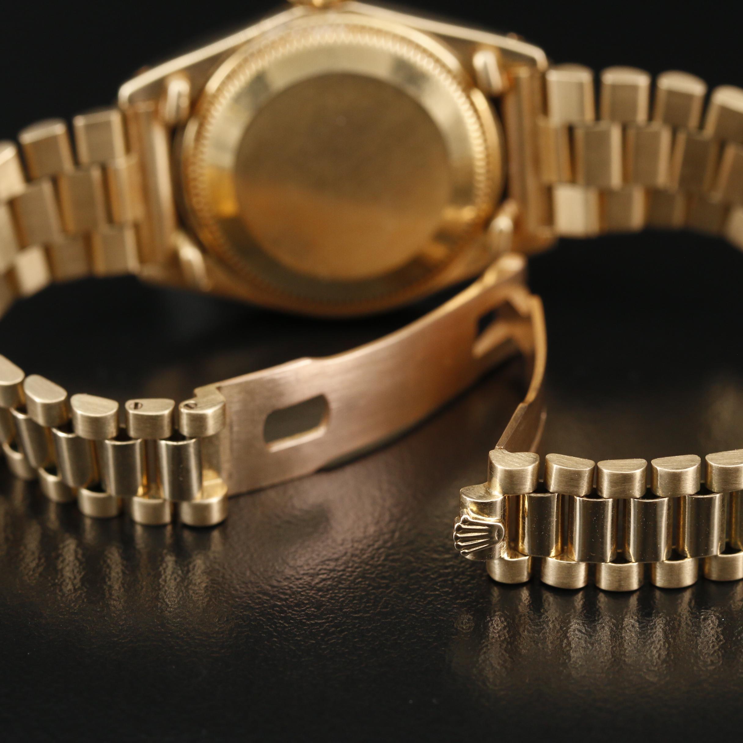 1978 Rolex Datejust 18K Gold Automatic Watch