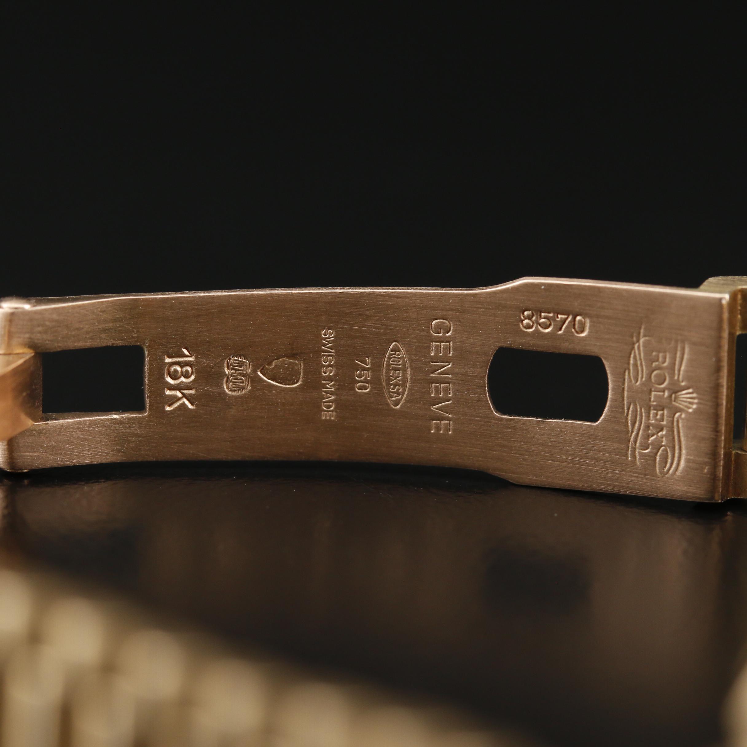 1978 Rolex Datejust 18K Gold Automatic Watch