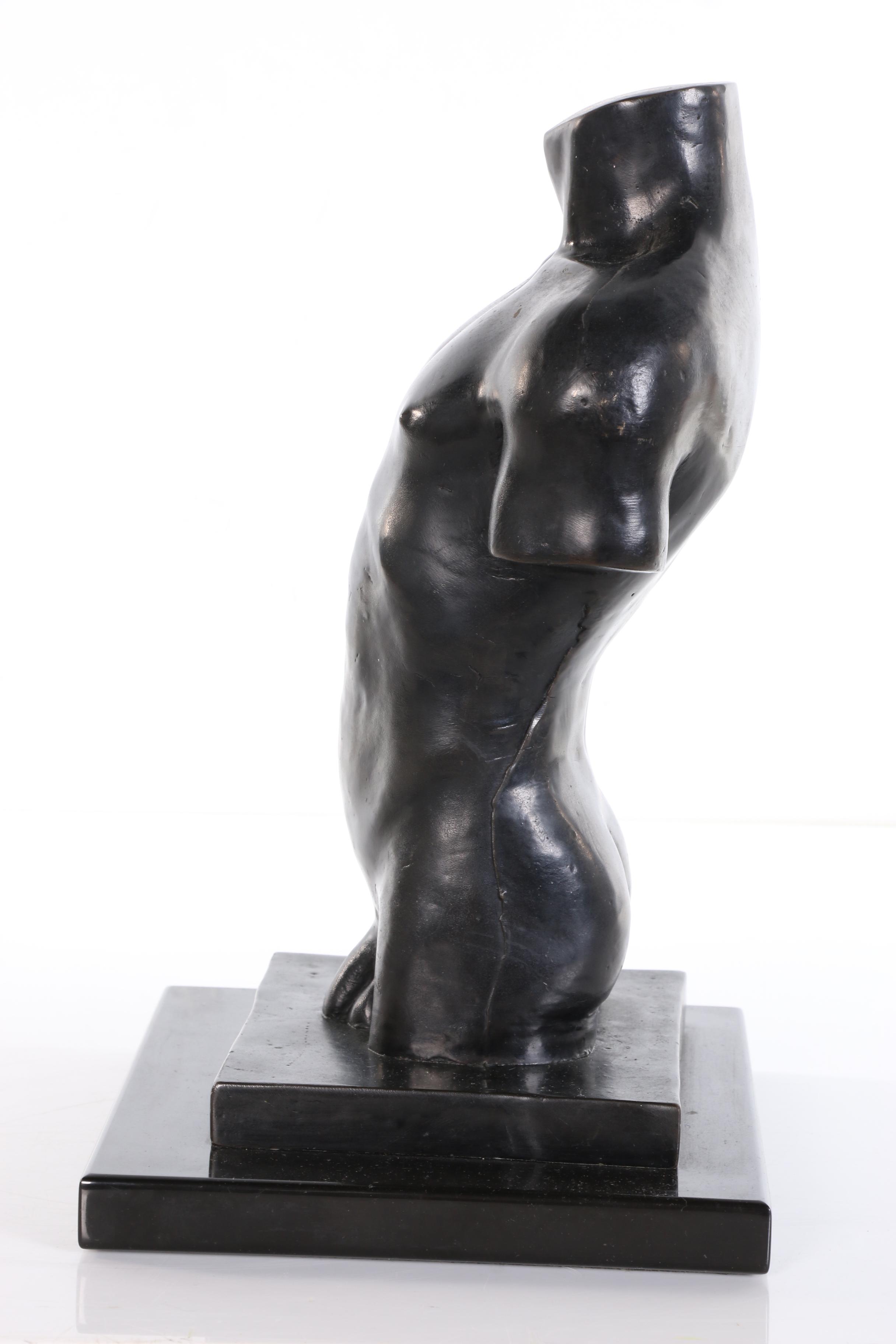 Mike Leckie Cast Bronze Figure Sculpture, 1991