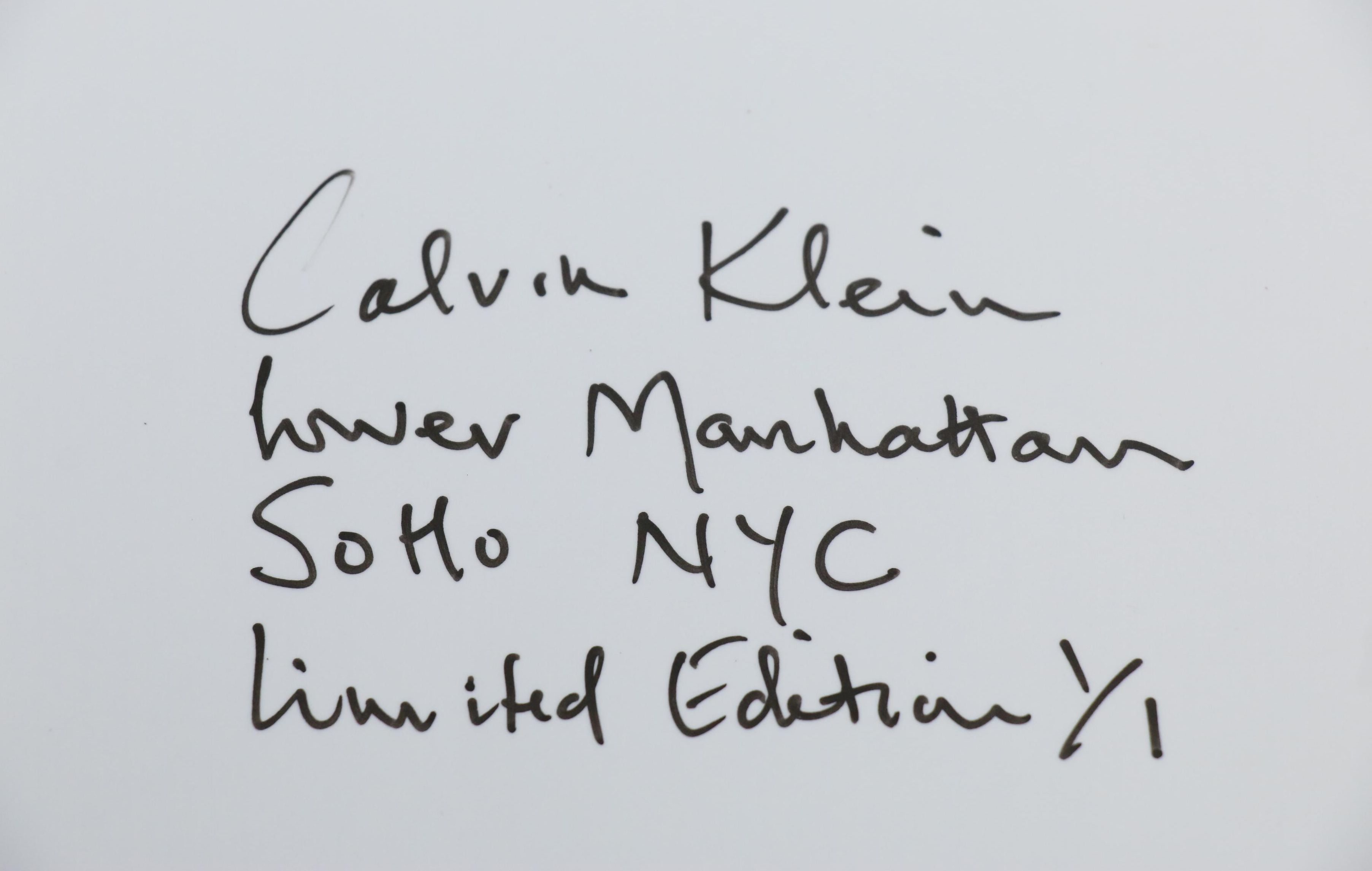 Rod Nissen-Petzer Giclée "Calvin Klein" Soho NYC