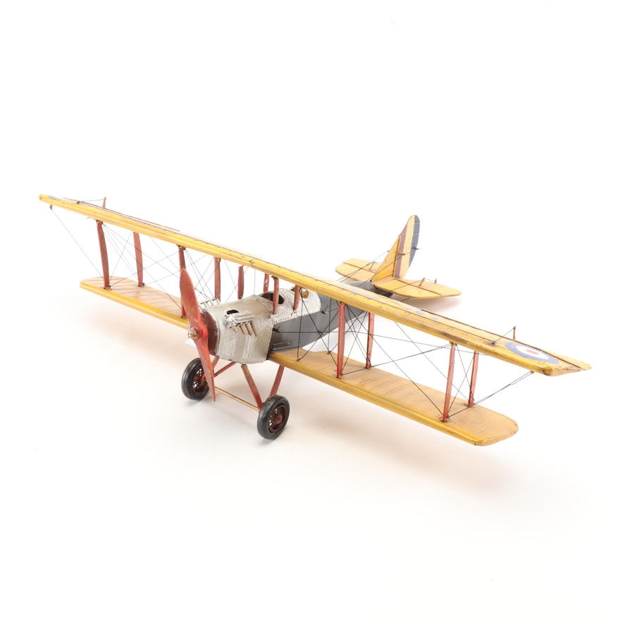 Curtiss JN-7H Jenny Biplane Model