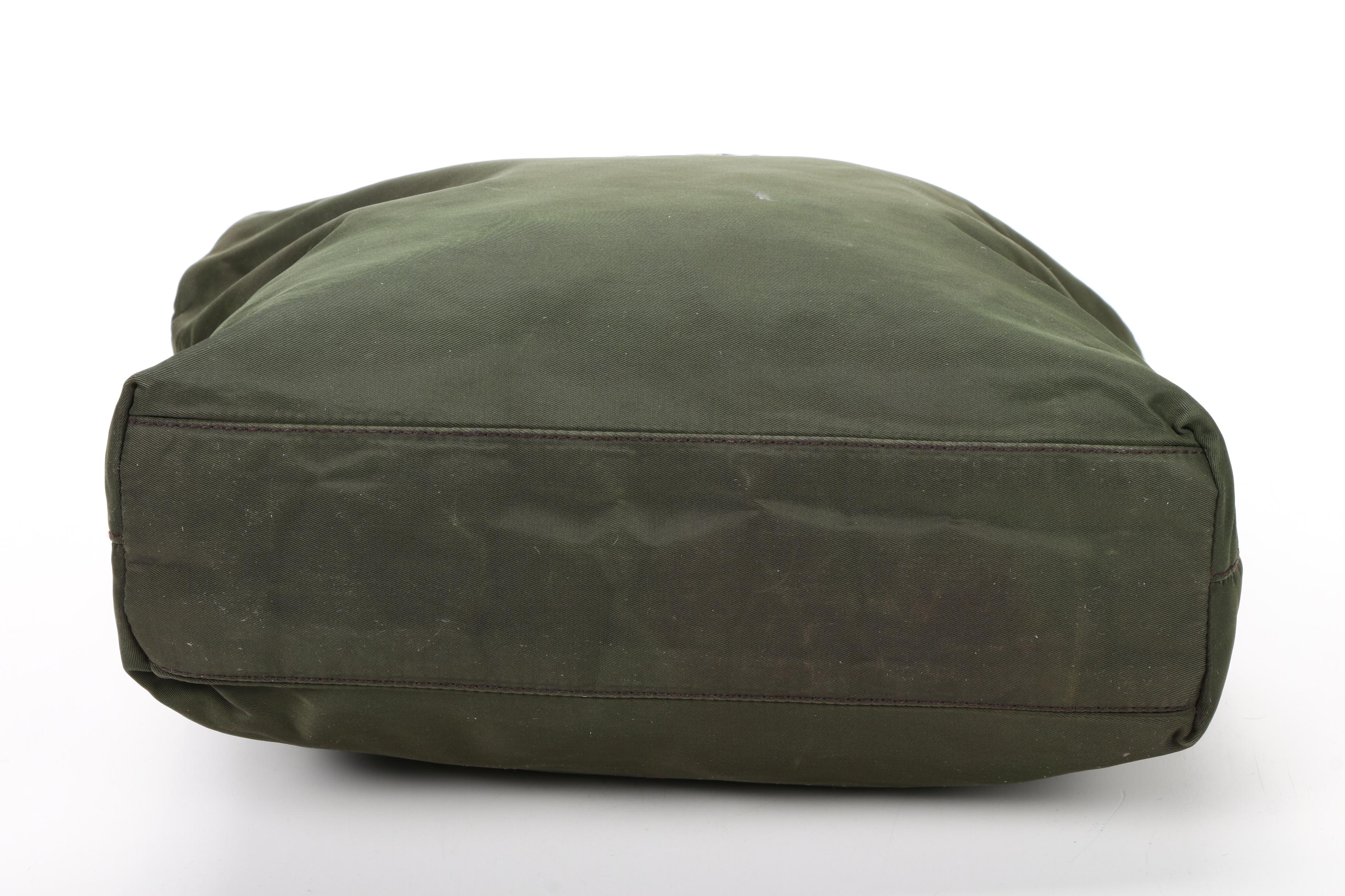 Prada Tote in Green Tessuto Nylon