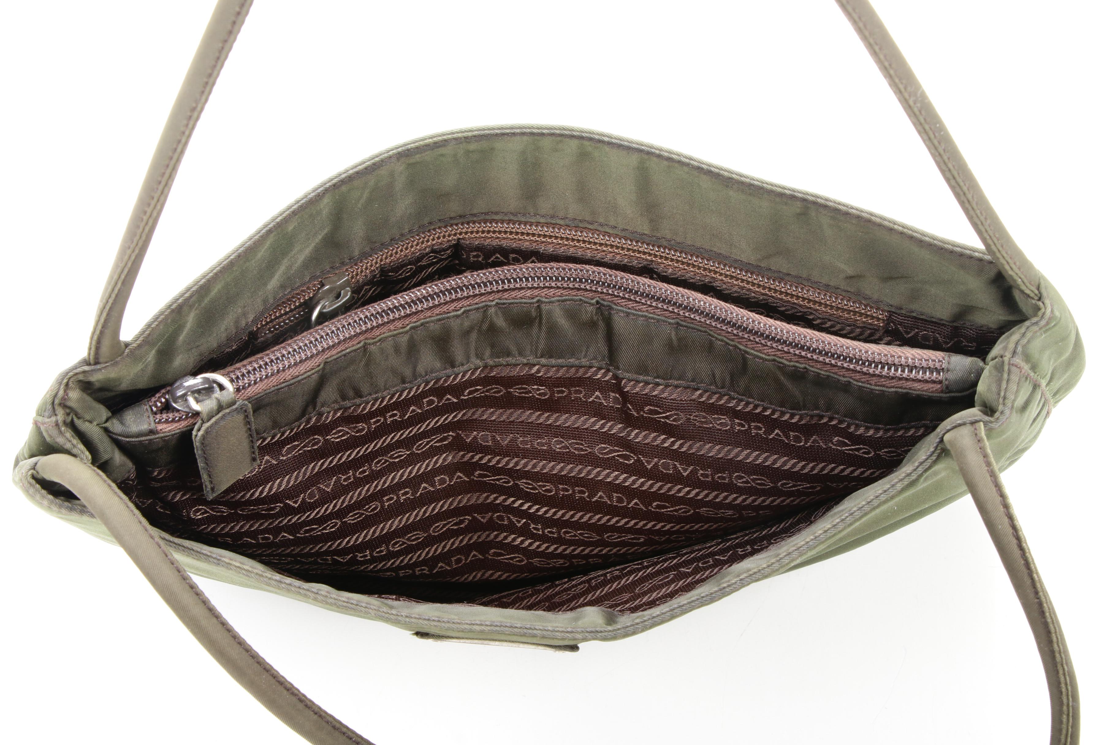 Prada Tote in Green Tessuto Nylon