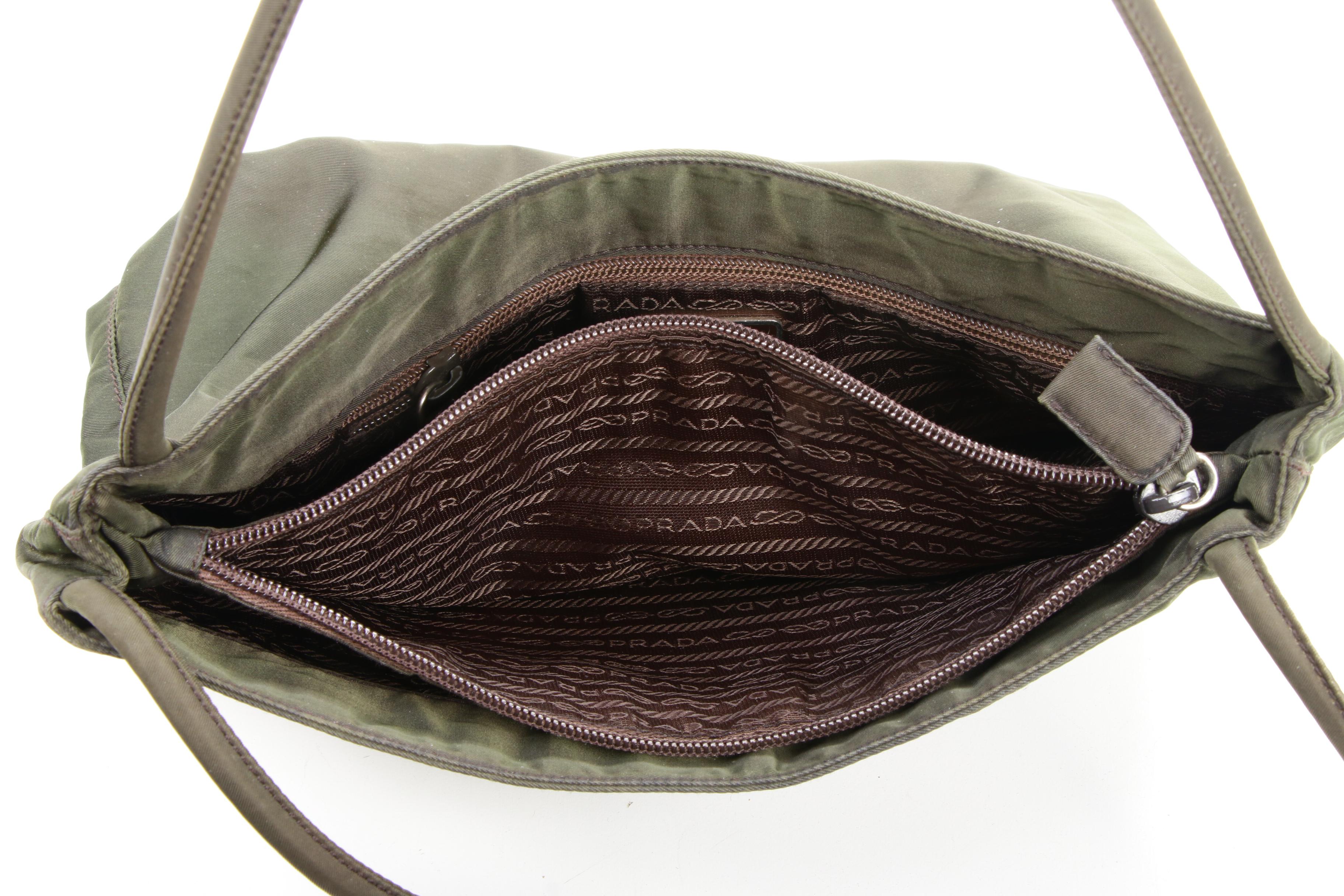Prada Tote in Green Tessuto Nylon