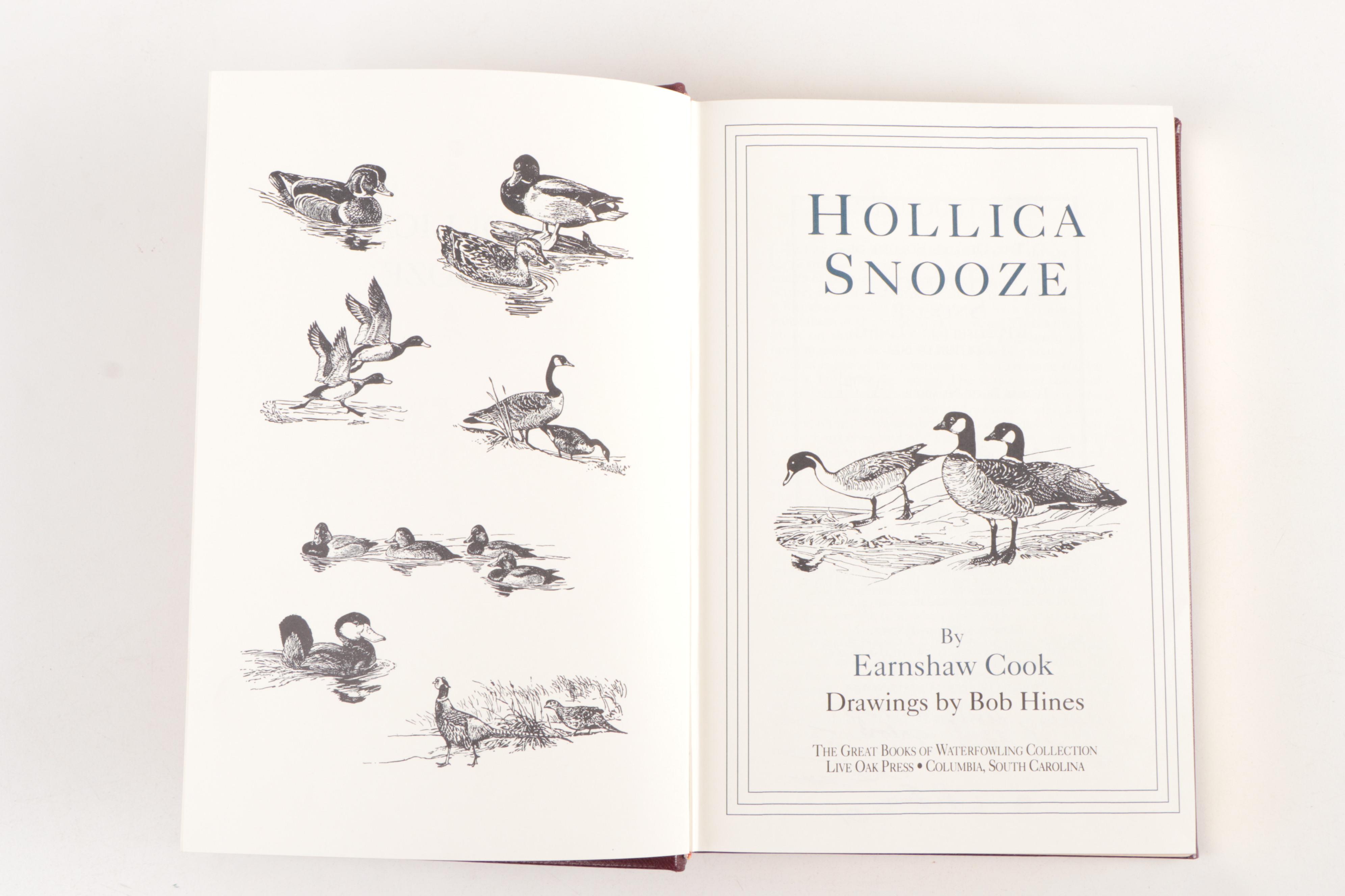 Waterfowl Books Including Signed and Limited Editions Featuring "Hollica Snooze"