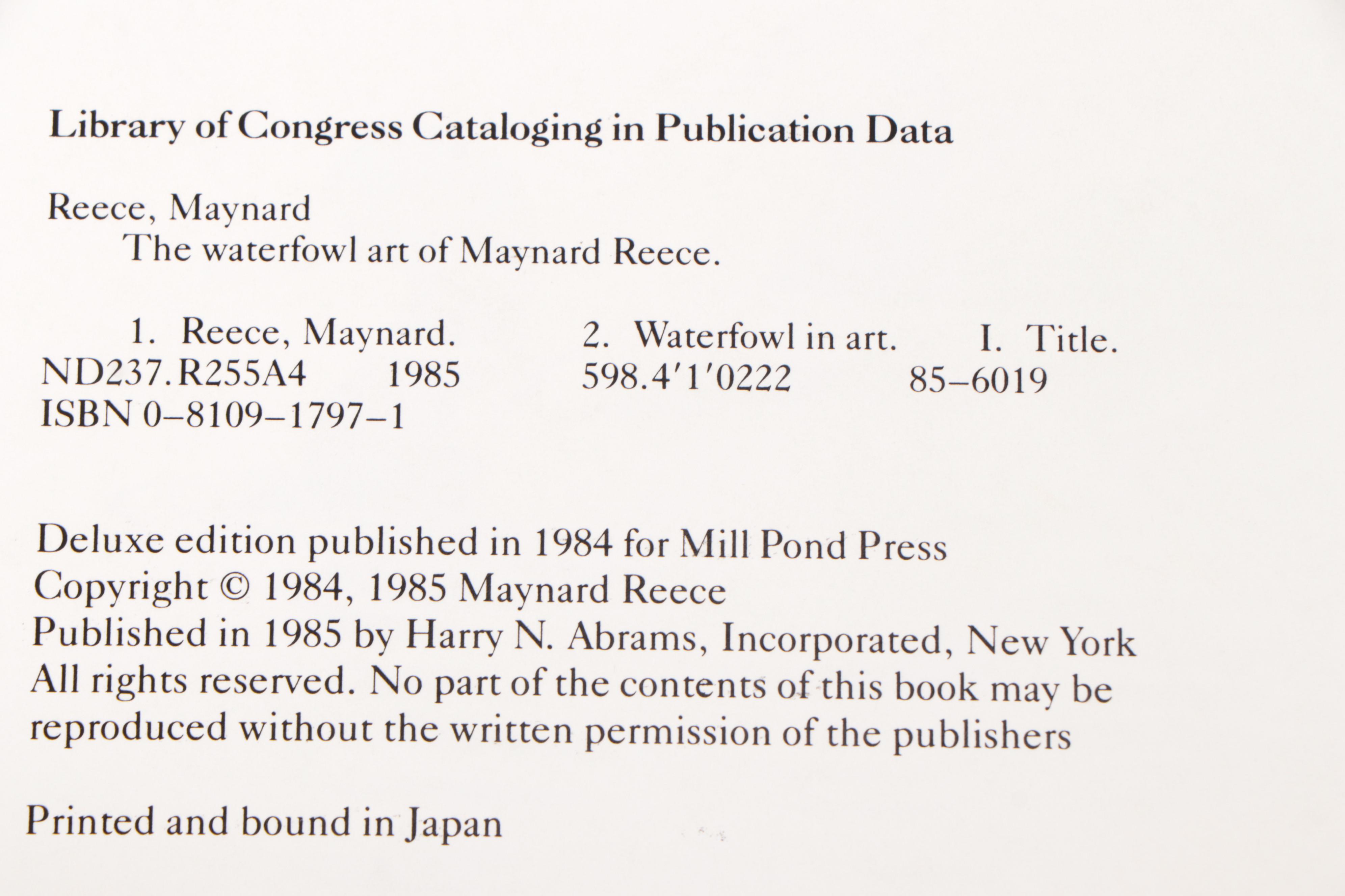 Waterfowl Books Including Signed and Limited Editions Featuring "Hollica Snooze"