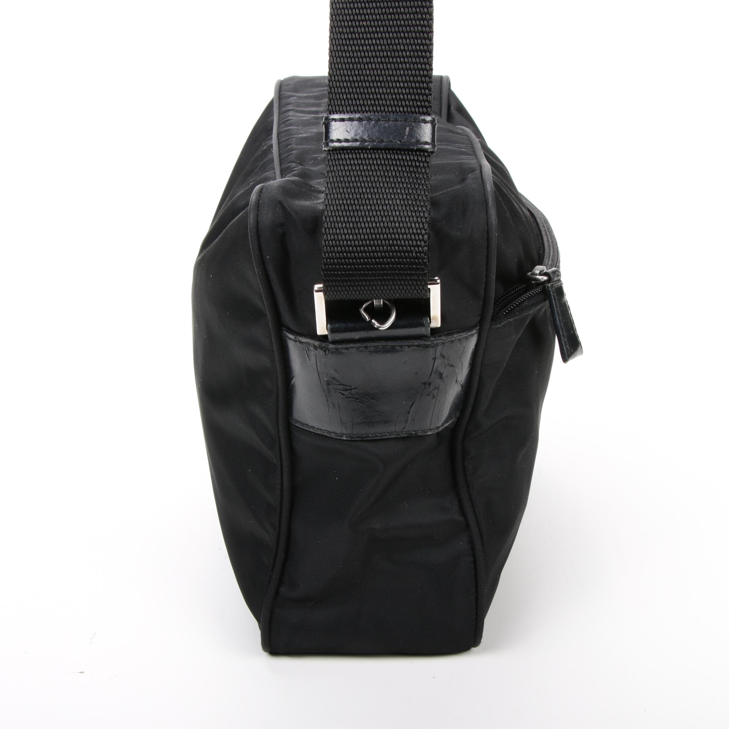 Prada Crossbody Bag in Black Tessuto Nylon