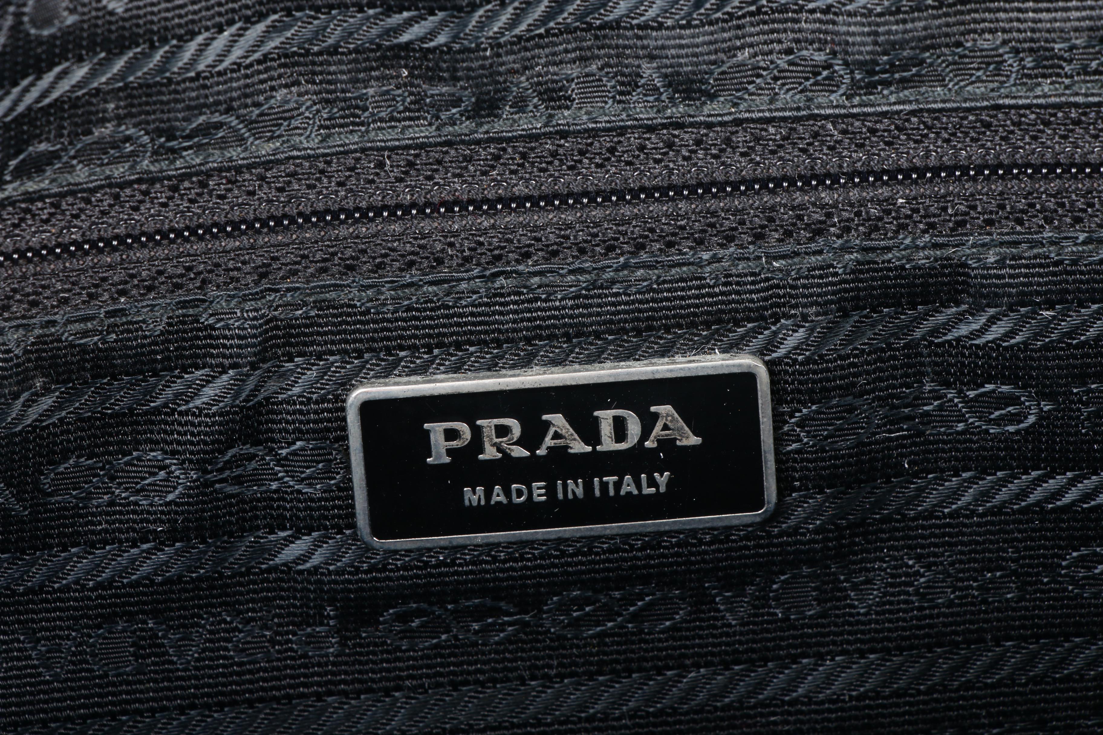 Prada Crossbody Bag in Black Tessuto Nylon