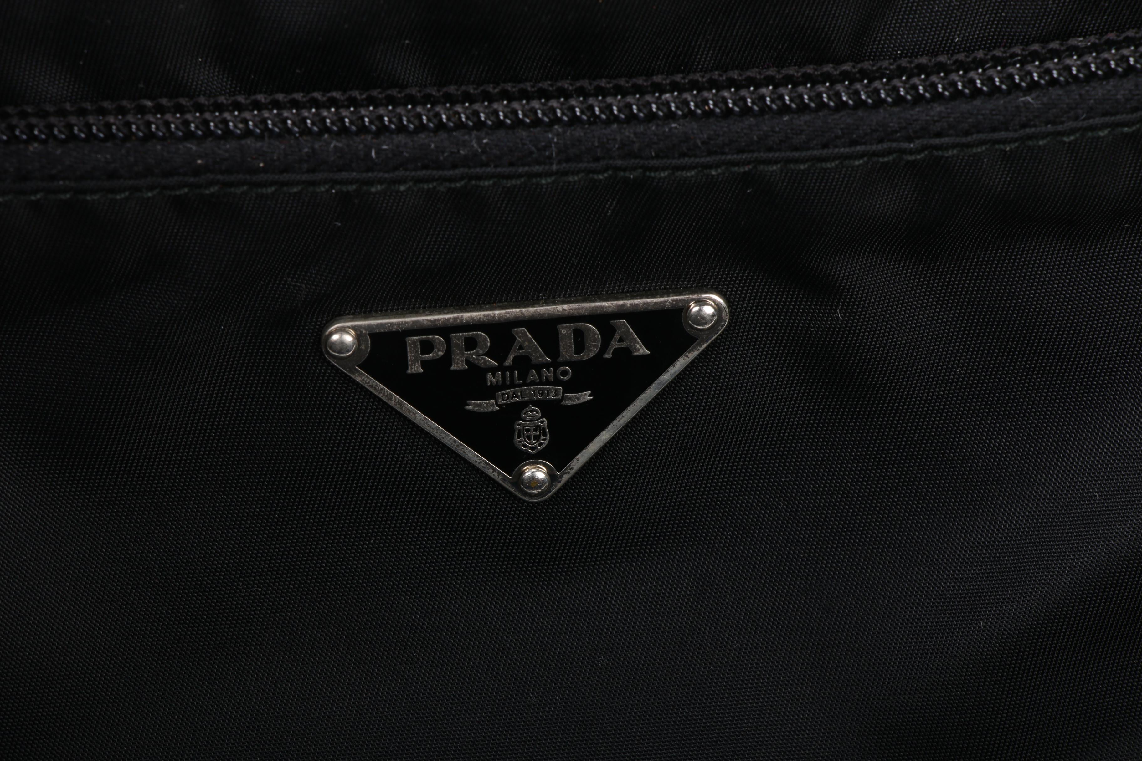 Prada Crossbody Bag in Black Tessuto Nylon