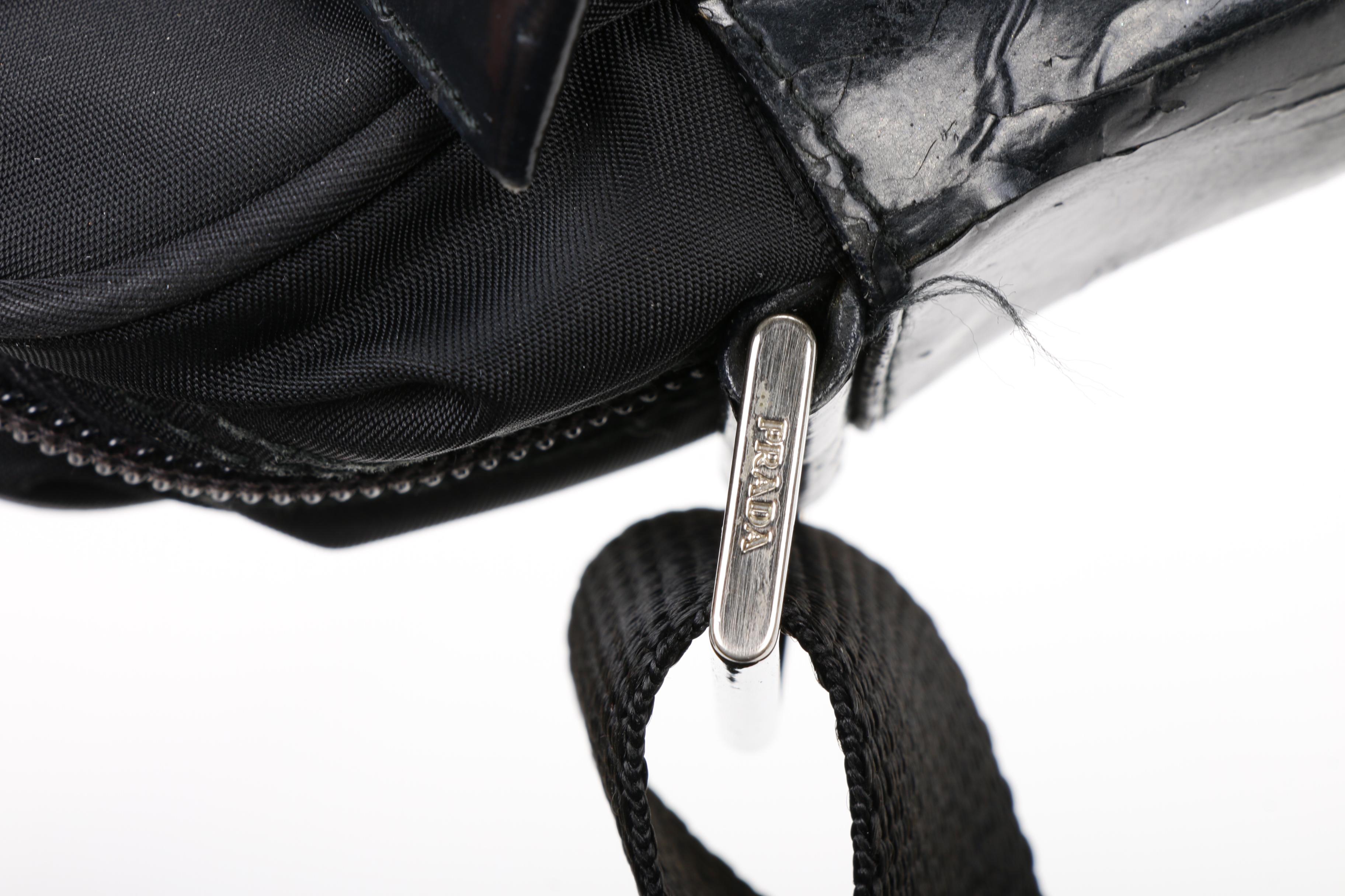 Prada Crossbody Bag in Black Tessuto Nylon