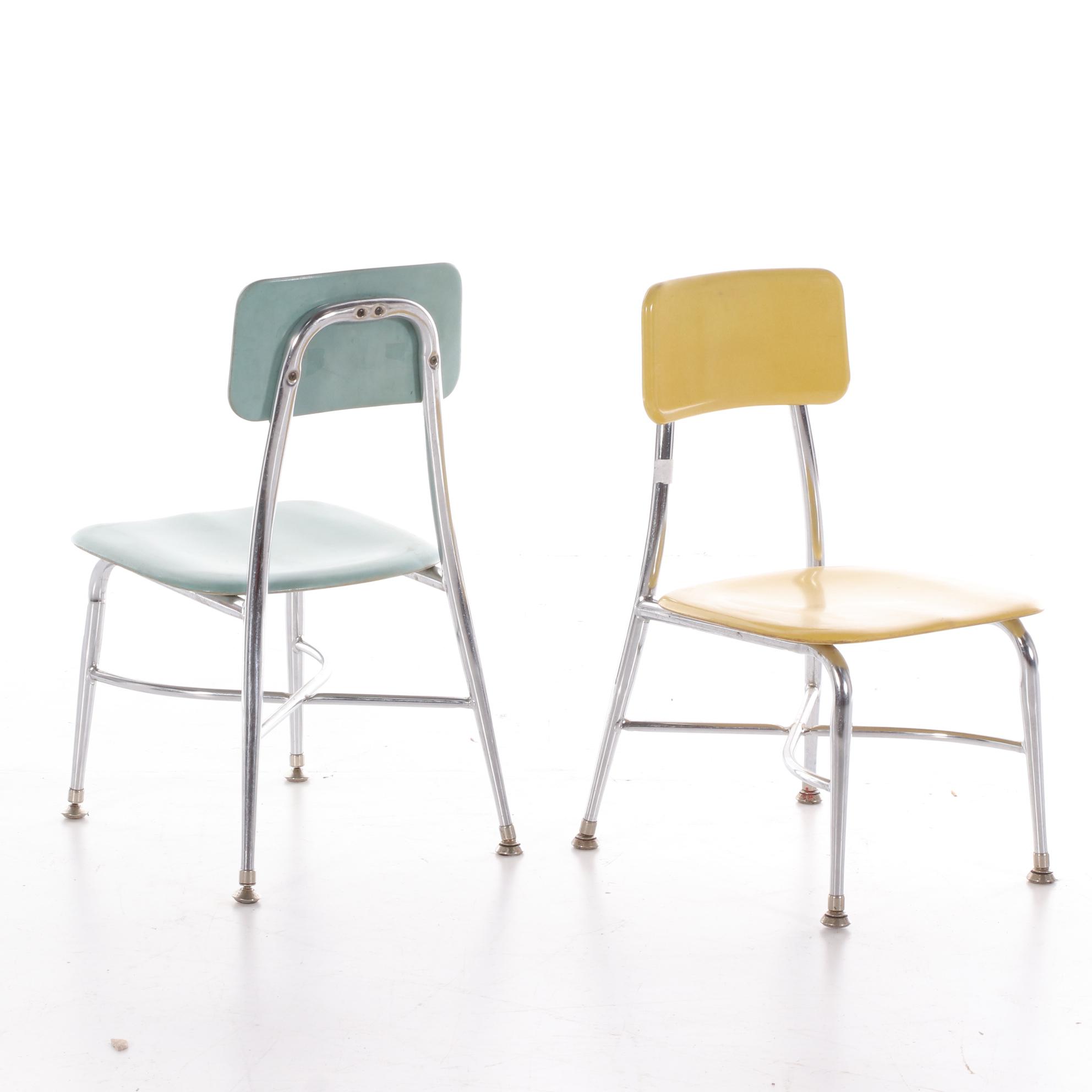 Heywood Wakefield Mid Century Modern HeyWoodite Children's Plastic Chairs