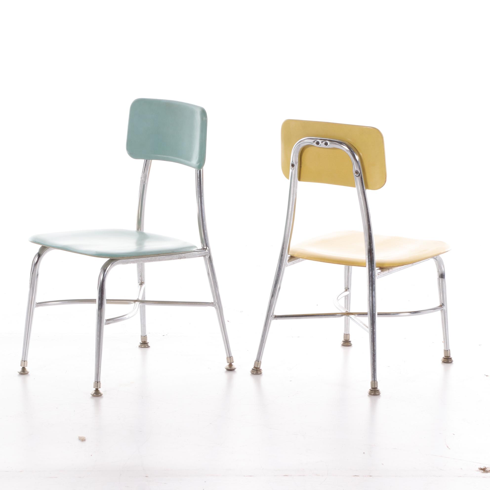 Heywood Wakefield Mid Century Modern HeyWoodite Children's Plastic Chairs