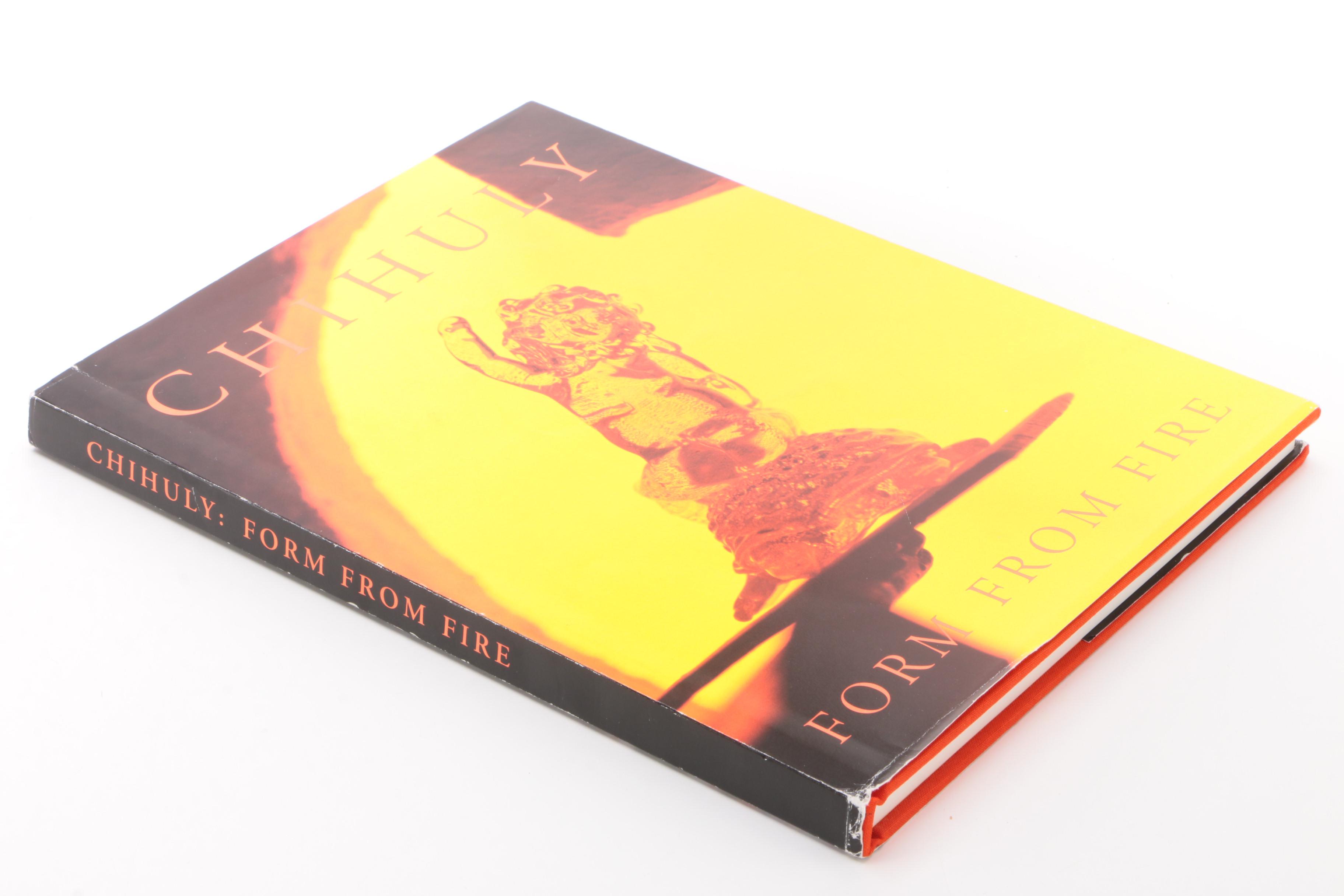 1993 Double Signed "Chihuly Form From Fire" by Dale Chihuly, First Edition  COA