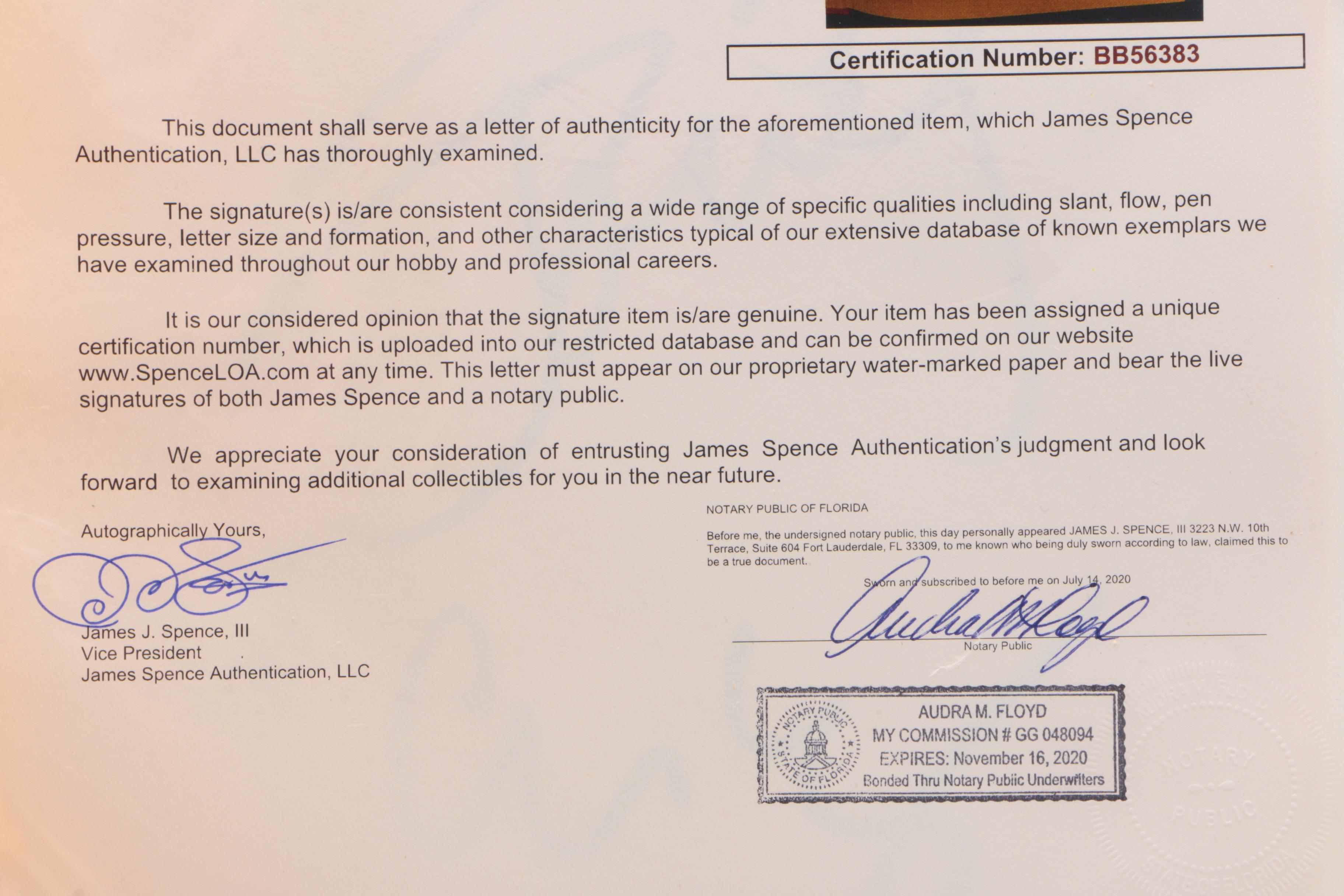 1993 Double Signed "Chihuly Form From Fire" by Dale Chihuly, First Edition  COA